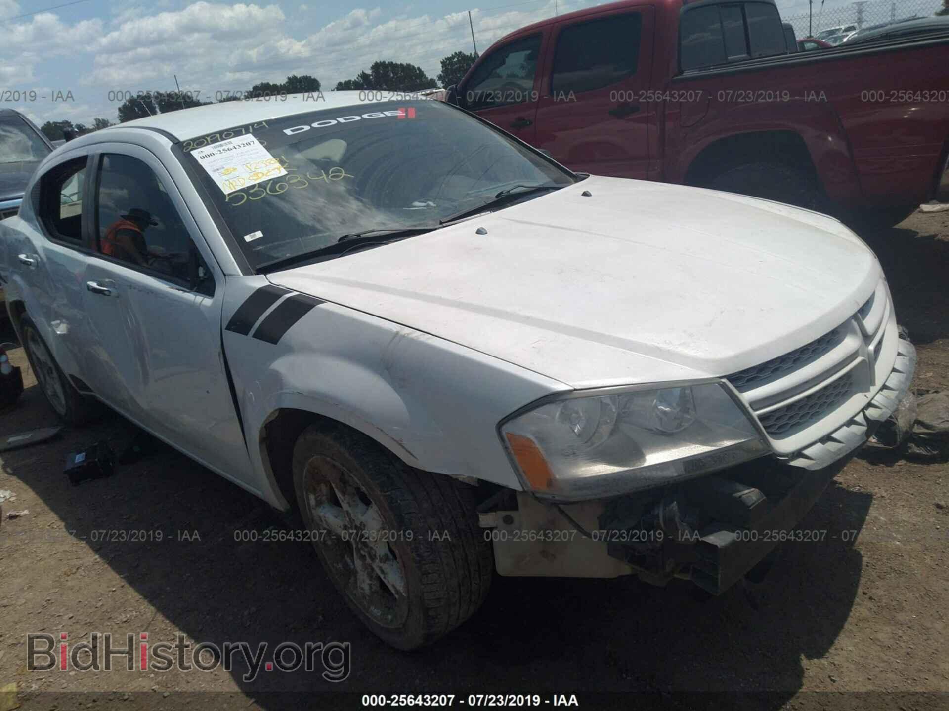 Photo 1C3CDZAB6DN536342 - DODGE AVENGER 2013
