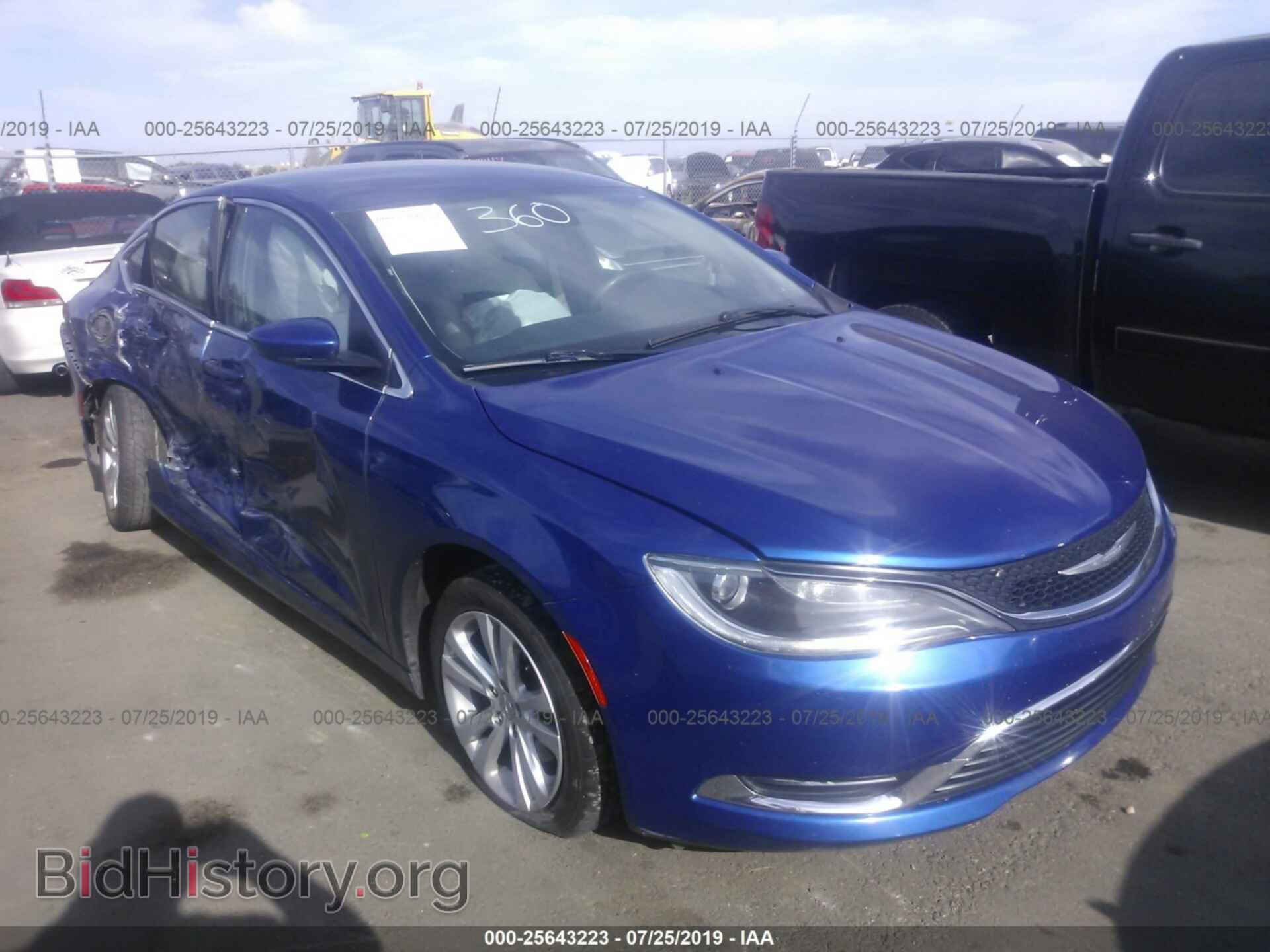 Фотография 1C3CCCAB9GN130382 - CHRYSLER 200 2016