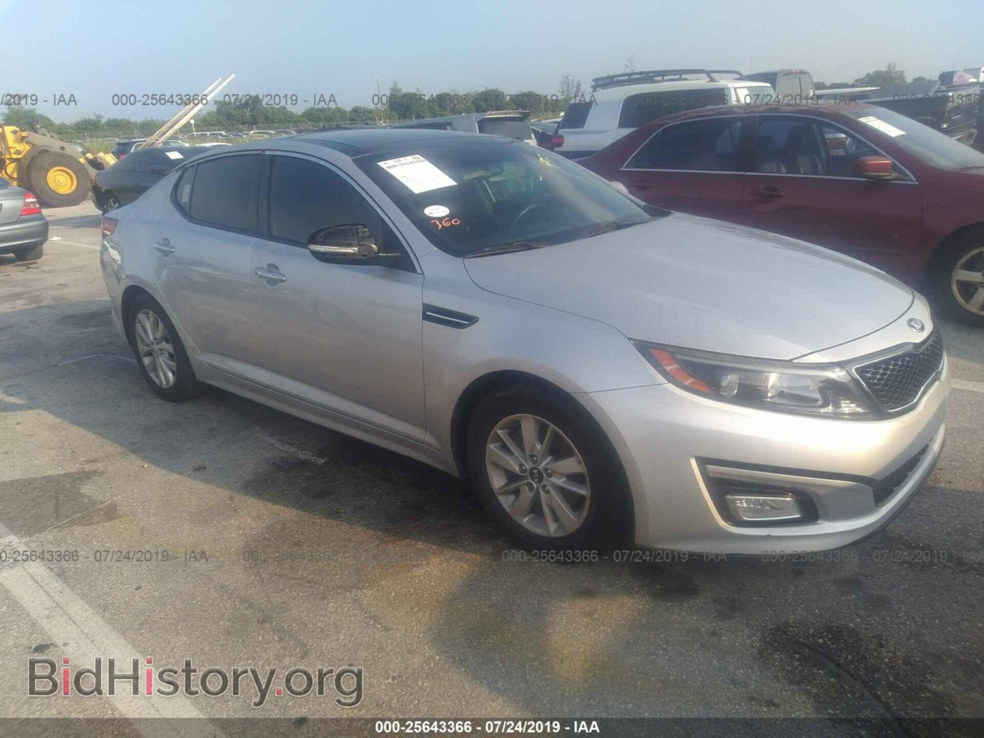 Фотография 5XXGN4A78FG404321 - KIA OPTIMA 2015