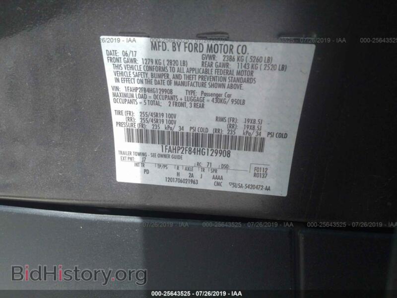 2017 Ford TAURUS (VIN 1FAHP2F84HG129908) — photo 9 of 10