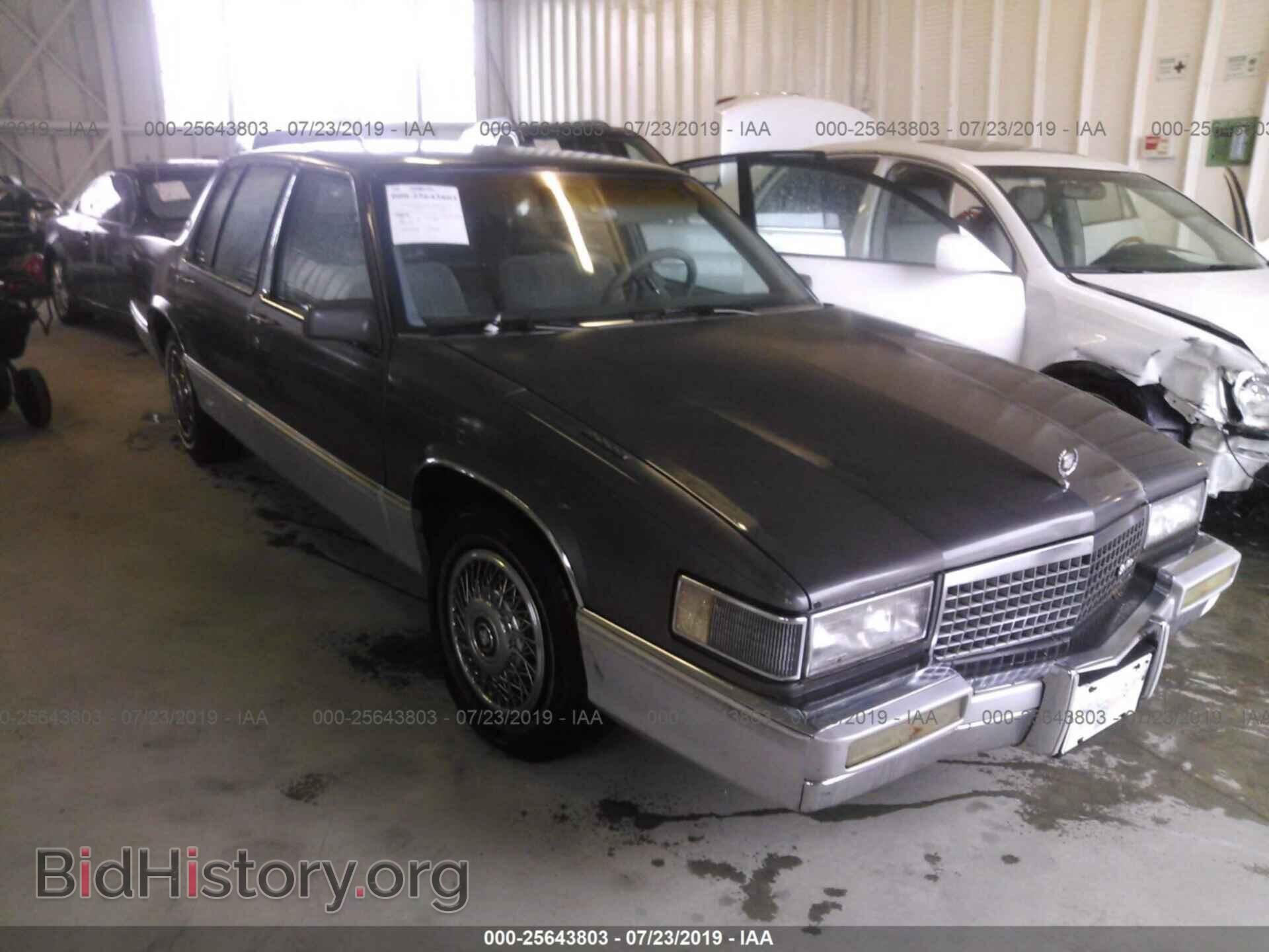 Photo 1G6CD5150K4247395 - CADILLAC DEVILLE 1989