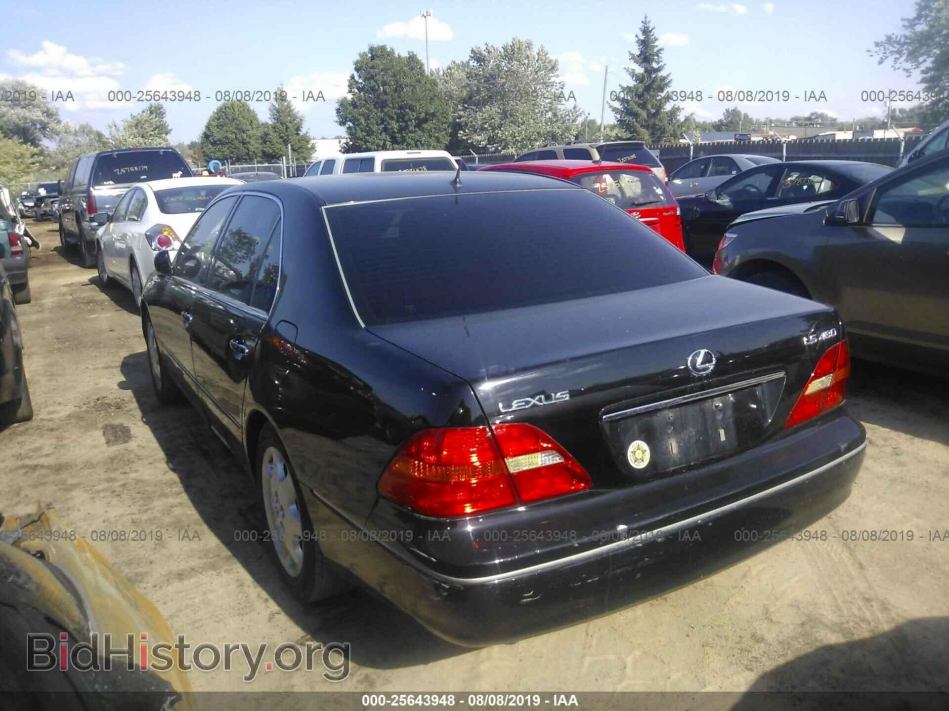2003 LEXUS LS - VIN: JTHBN30F930121757 - Фото 3