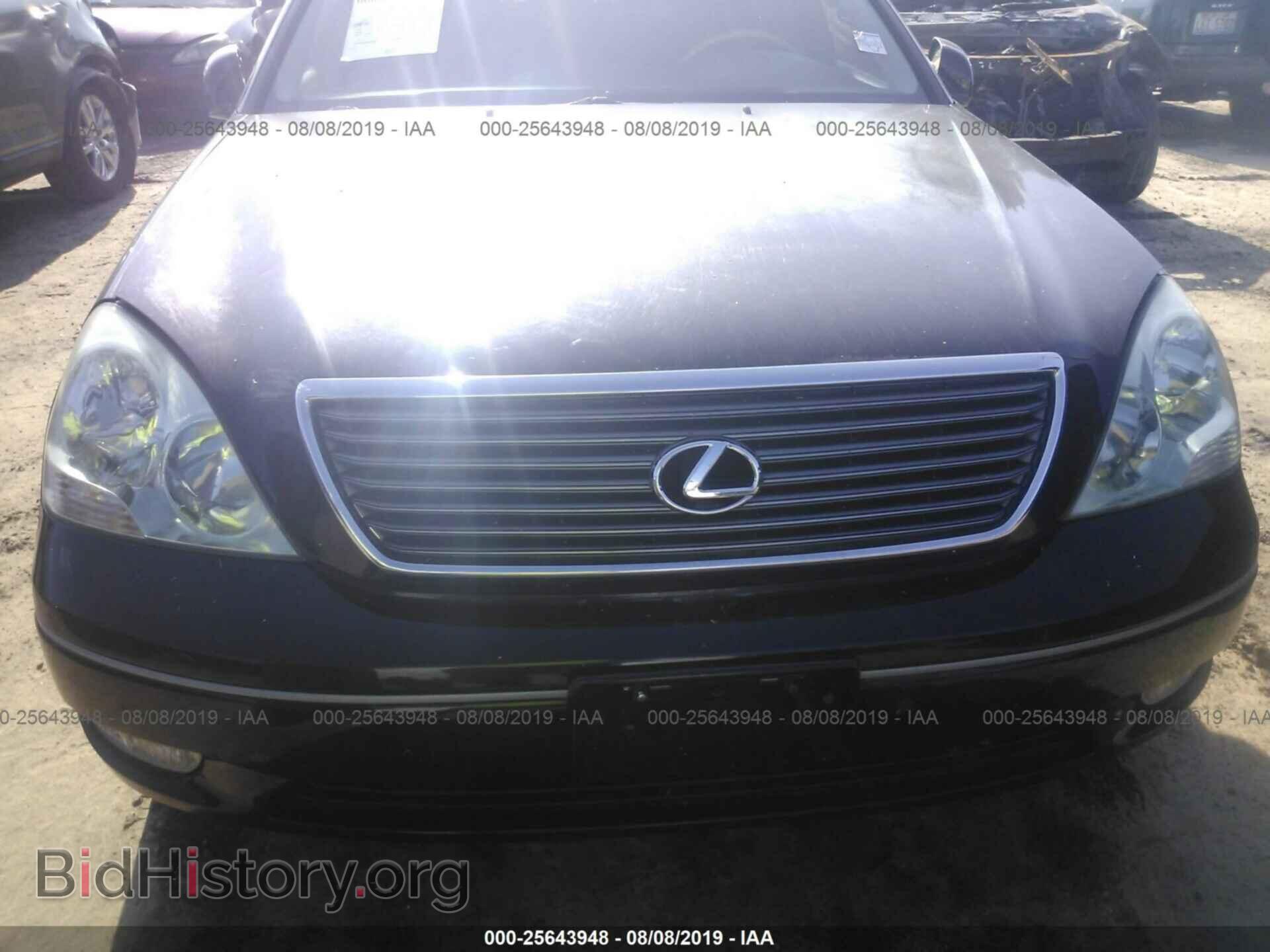 2003 LEXUS LS - VIN: JTHBN30F930121757 - Фото 6