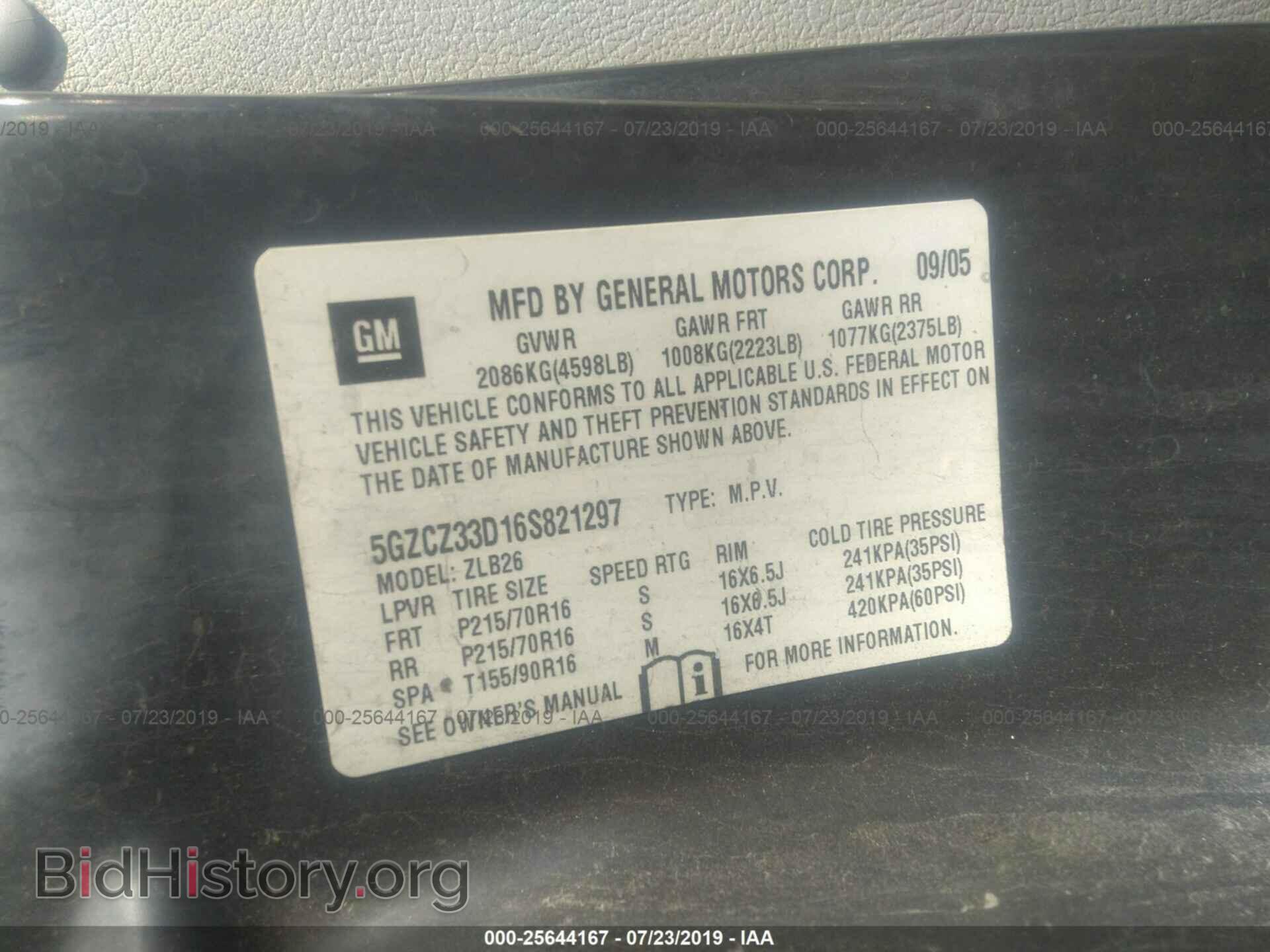 2006 SATURN VUE - VIN: 5GZCZ33D16S821297 - Фото 9