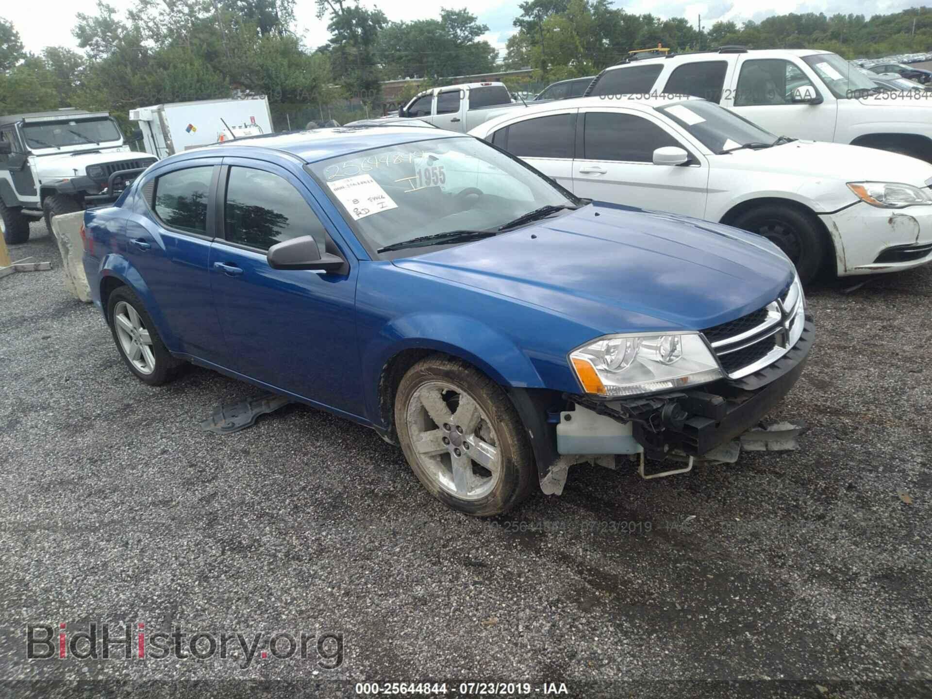 Photo 1C3CDZAB6DN607474 - DODGE AVENGER 2013