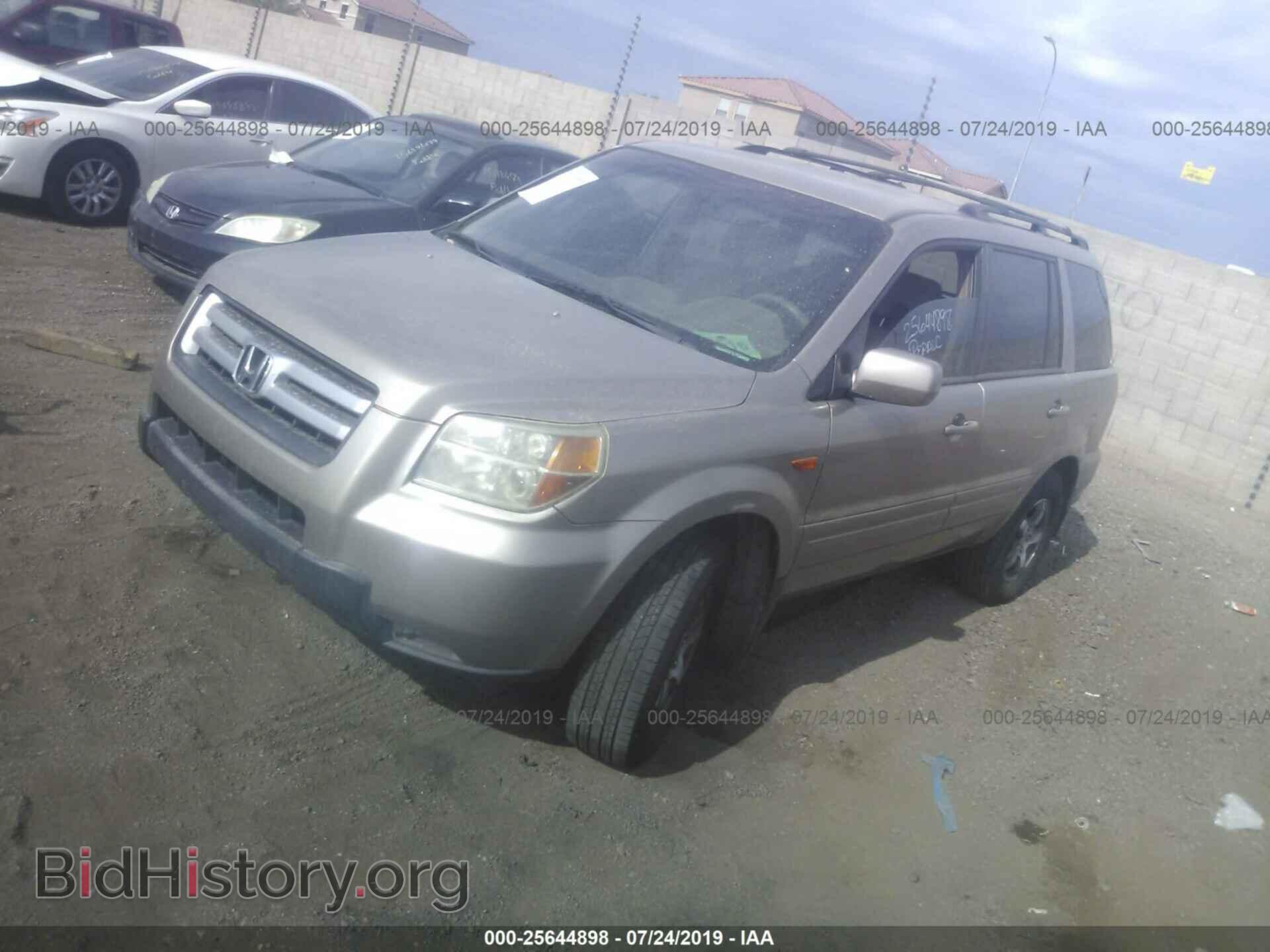 2006 HONDA PILOT - VIN: 5FNYF28486B036145 - Фото 2