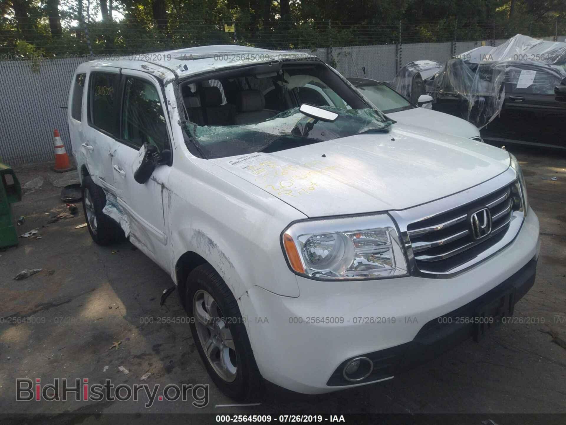 Фотография 5FNYF4H68DB072055 - HONDA PILOT 2013
