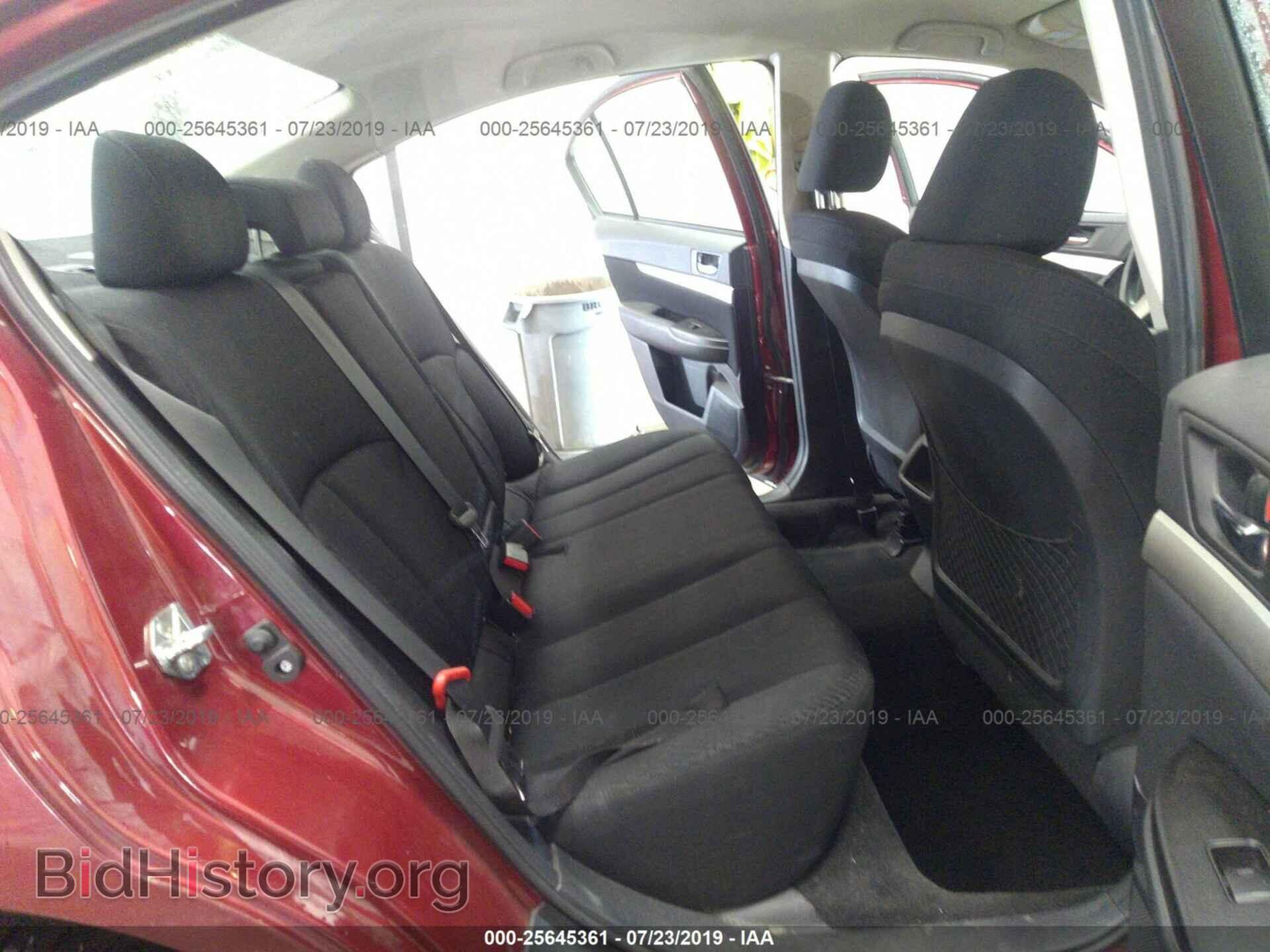 2011 SUBARU LEGACY - VIN: 4S3BMDA67B2243044 - Фото 8