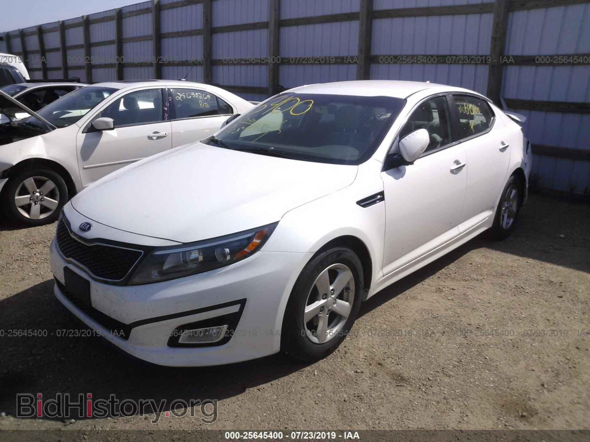 2015 KIA OPTIMA - VIN: KNAGM4A75F5547604 - Фото 2