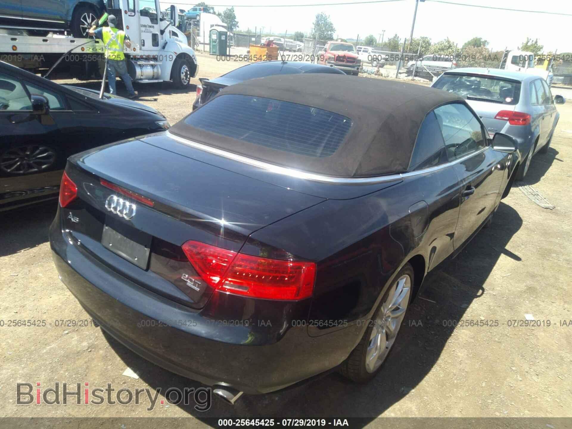 2013 AUDI A5 - VIN: WAULFAFH2DN018214 - Фото 4