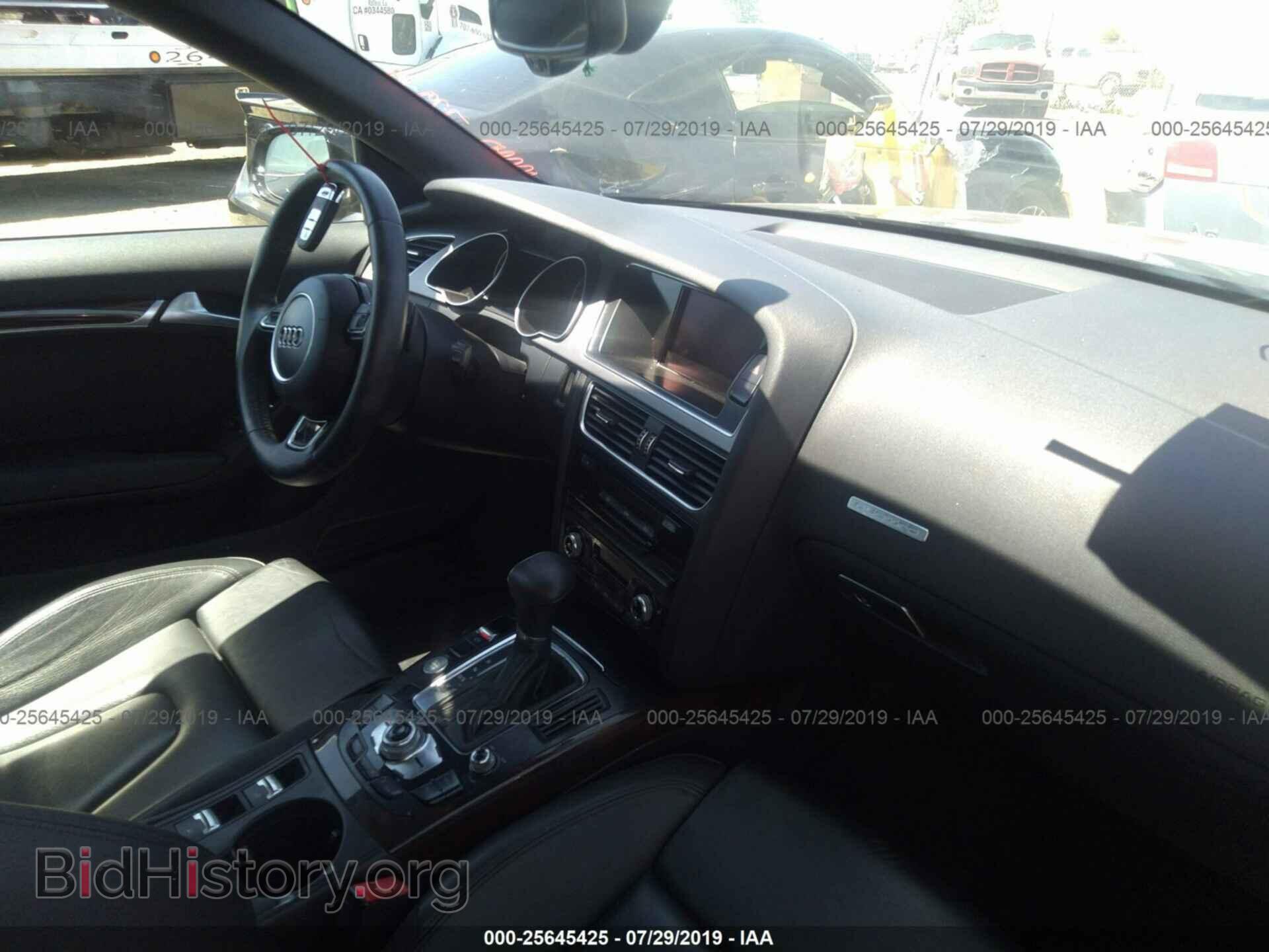 2013 AUDI A5 - VIN: WAULFAFH2DN018214 - Фото 5