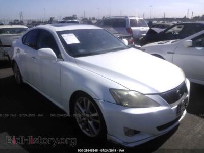 2007 Lexus IS 350, белый — VIN JTHBE262X72011633, IAAI