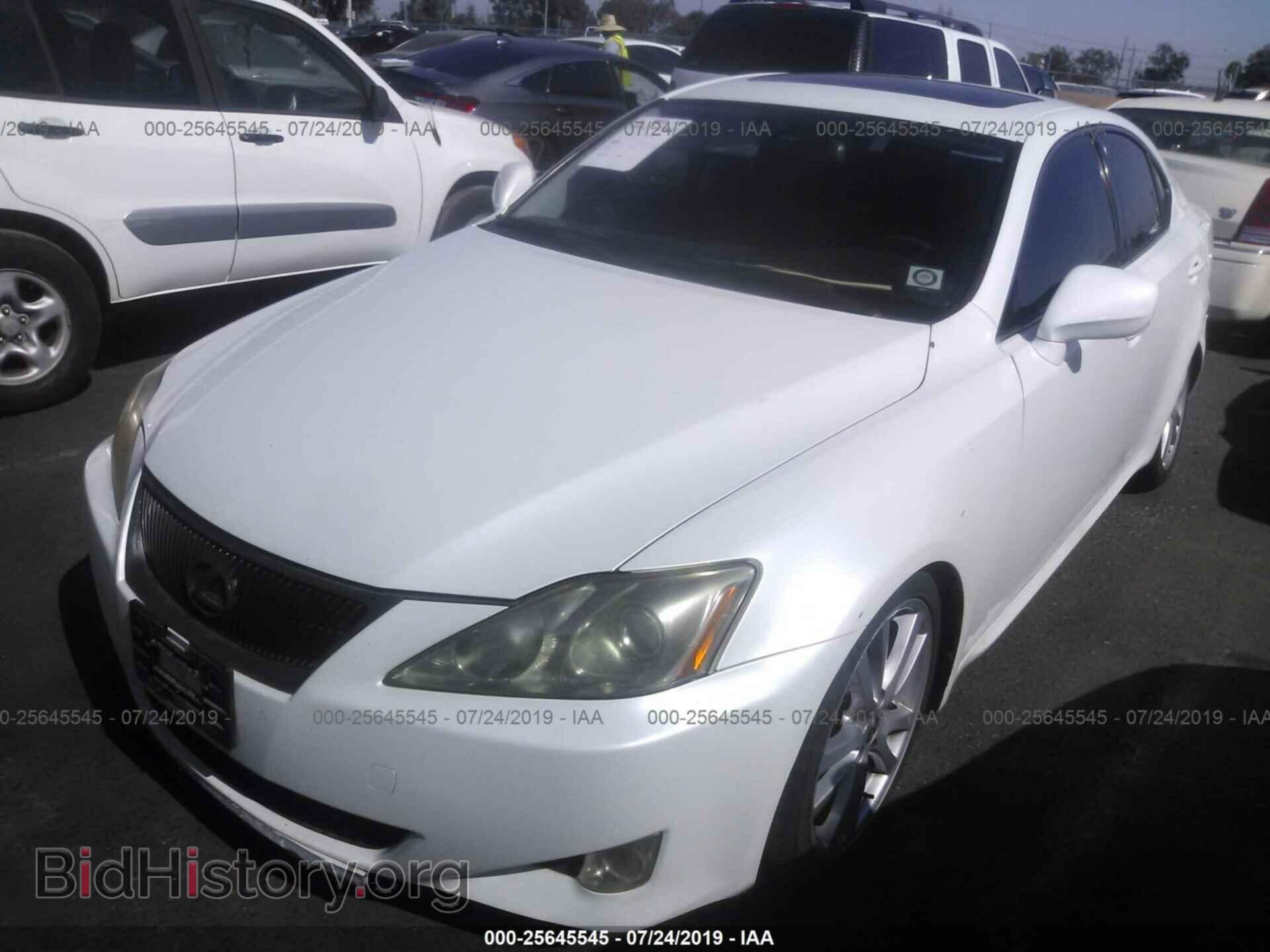 2007 LEXUS IS - VIN: JTHBE262X72011633 - Фото 2