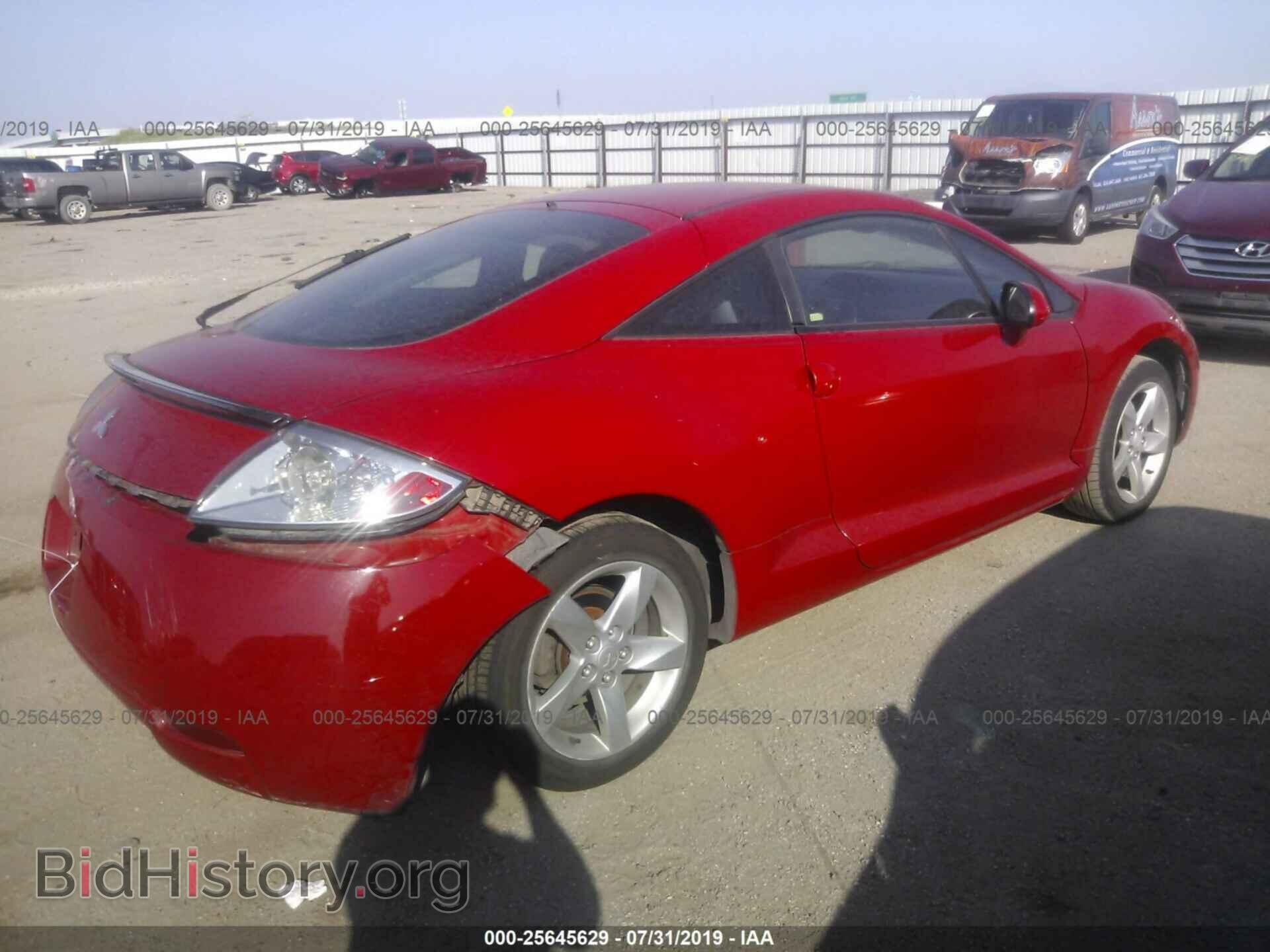 2007 MITSUBISHI ECLIPSE - VIN: 4A3AK24F47E015670 - Фото 4