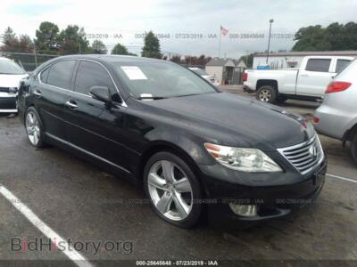 2010 Lexus LS 460, черный — VIN JTHBL5EF3A5096137, IAAI