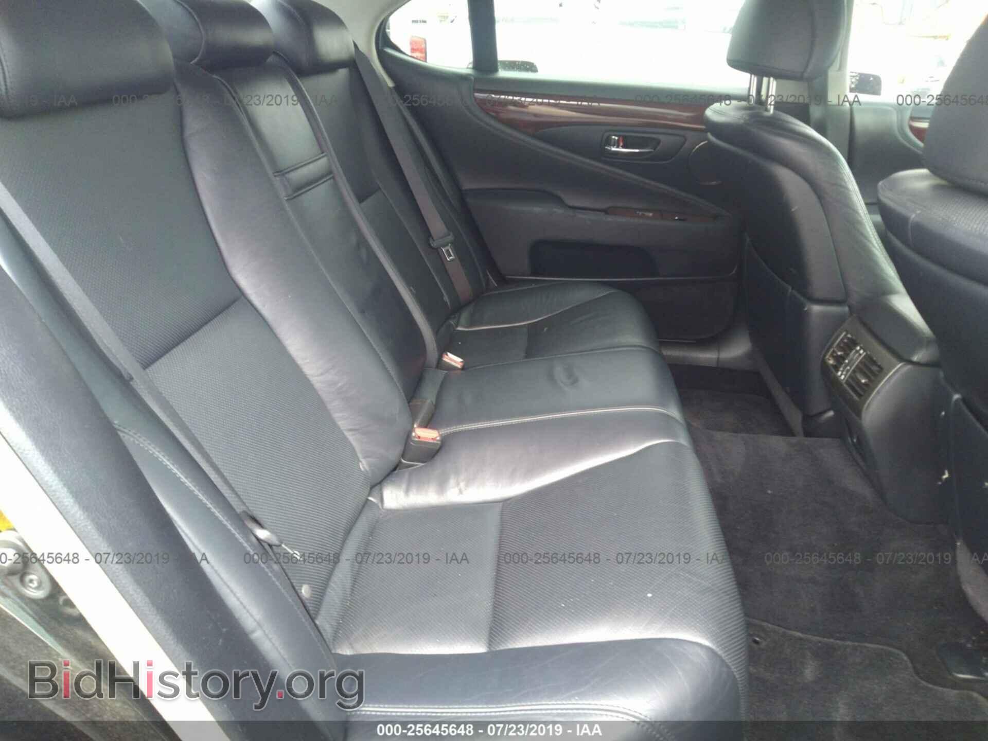 2010 LEXUS LS - VIN: JTHBL5EF3A5096137 - Фото 8