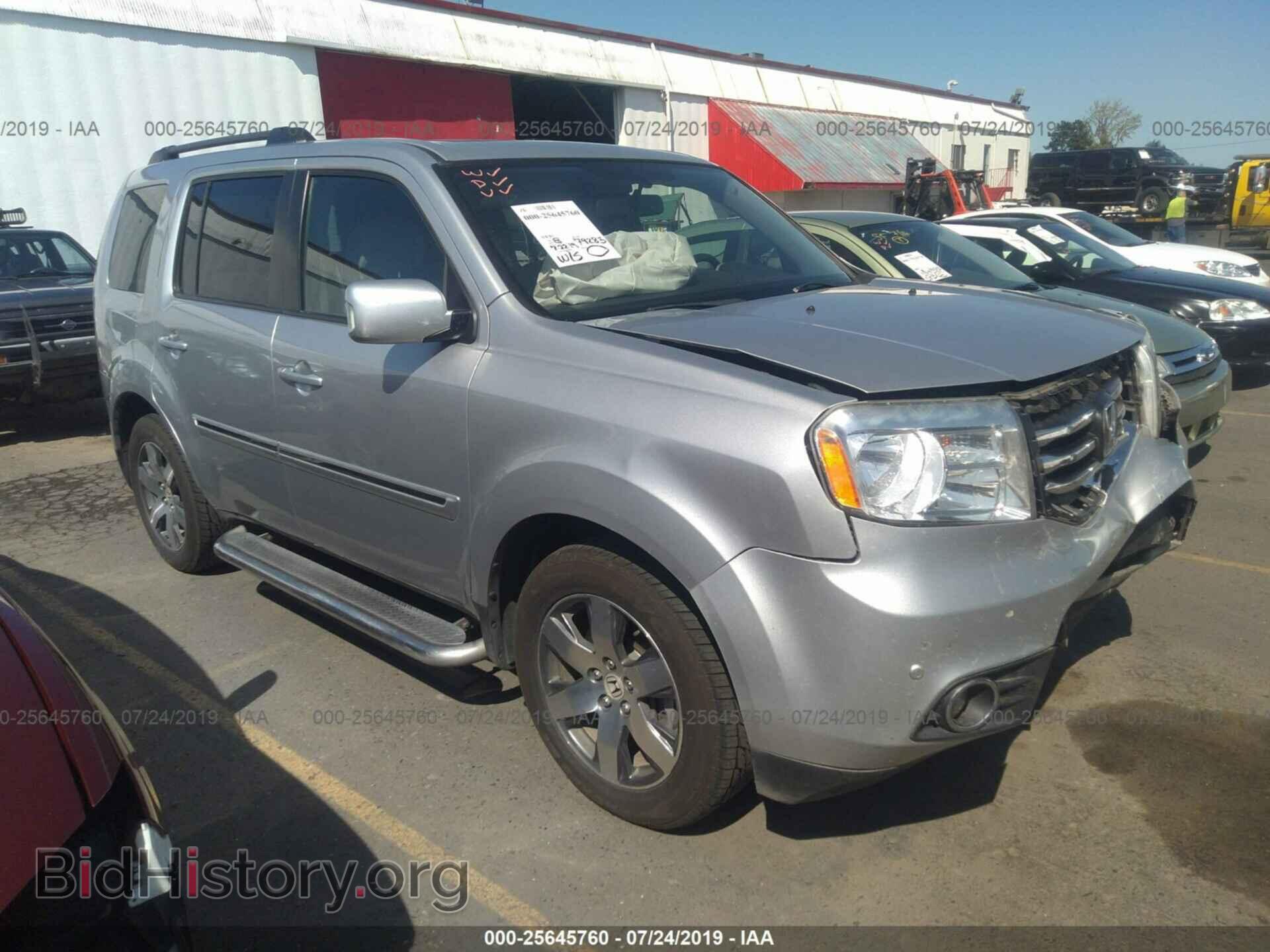 Фотография 5FNYF4H9XDB039665 - HONDA PILOT 2013