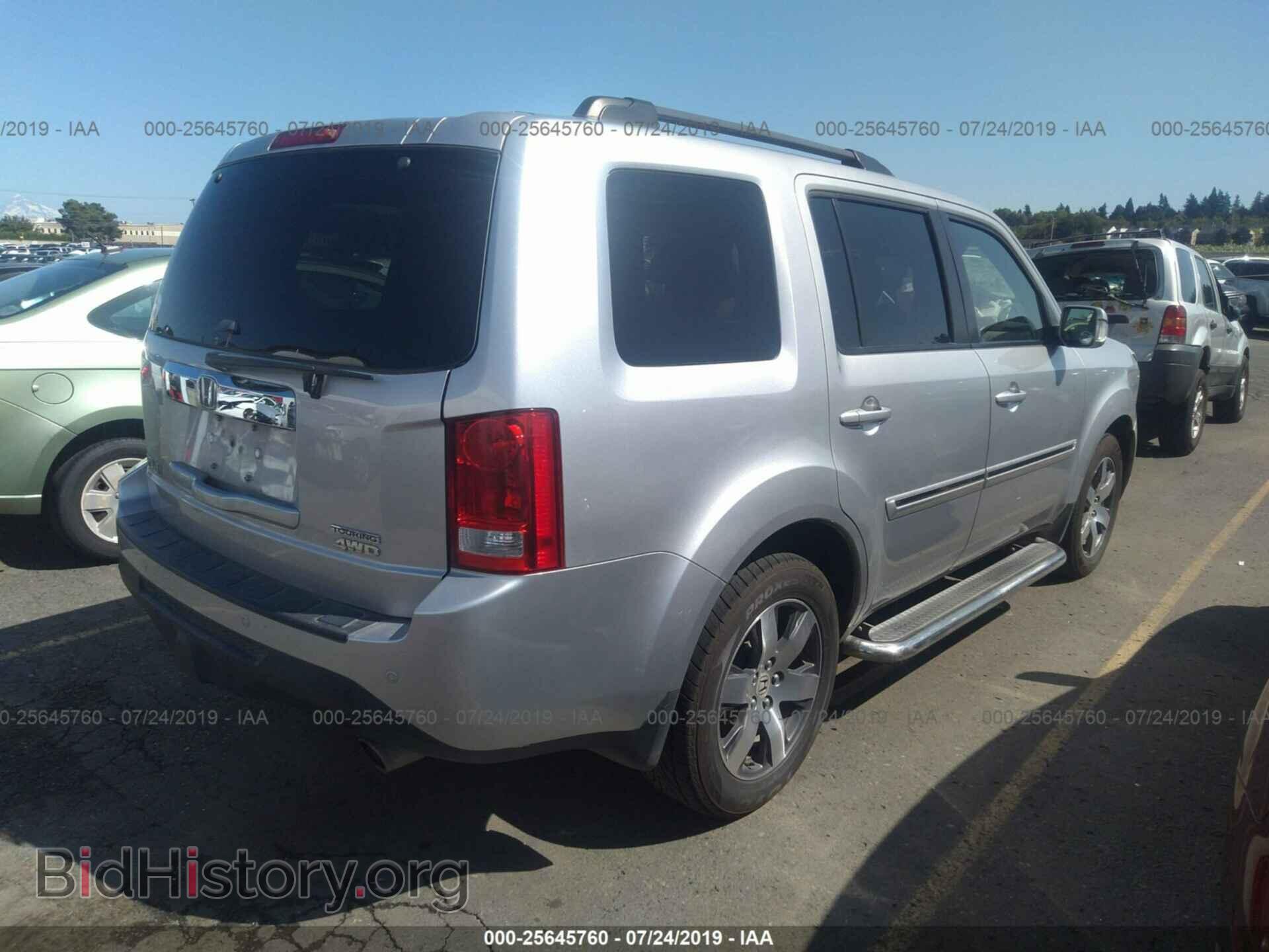 2013 HONDA PILOT - VIN: 5FNYF4H9XDB039665 - Фото 4