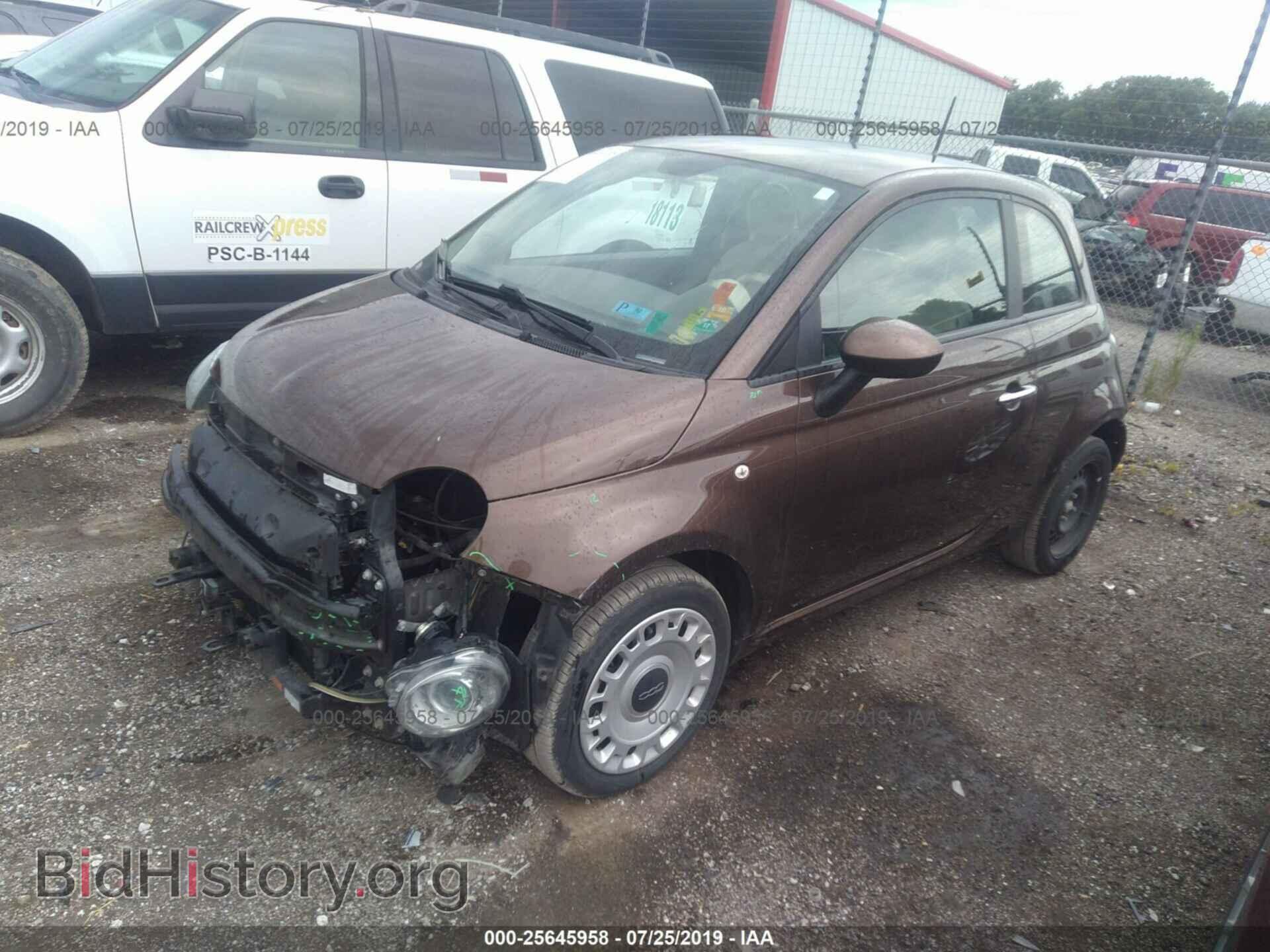 2013 FIAT 500 - VIN: 3C3CFFAR7DT629151 - Фото 2