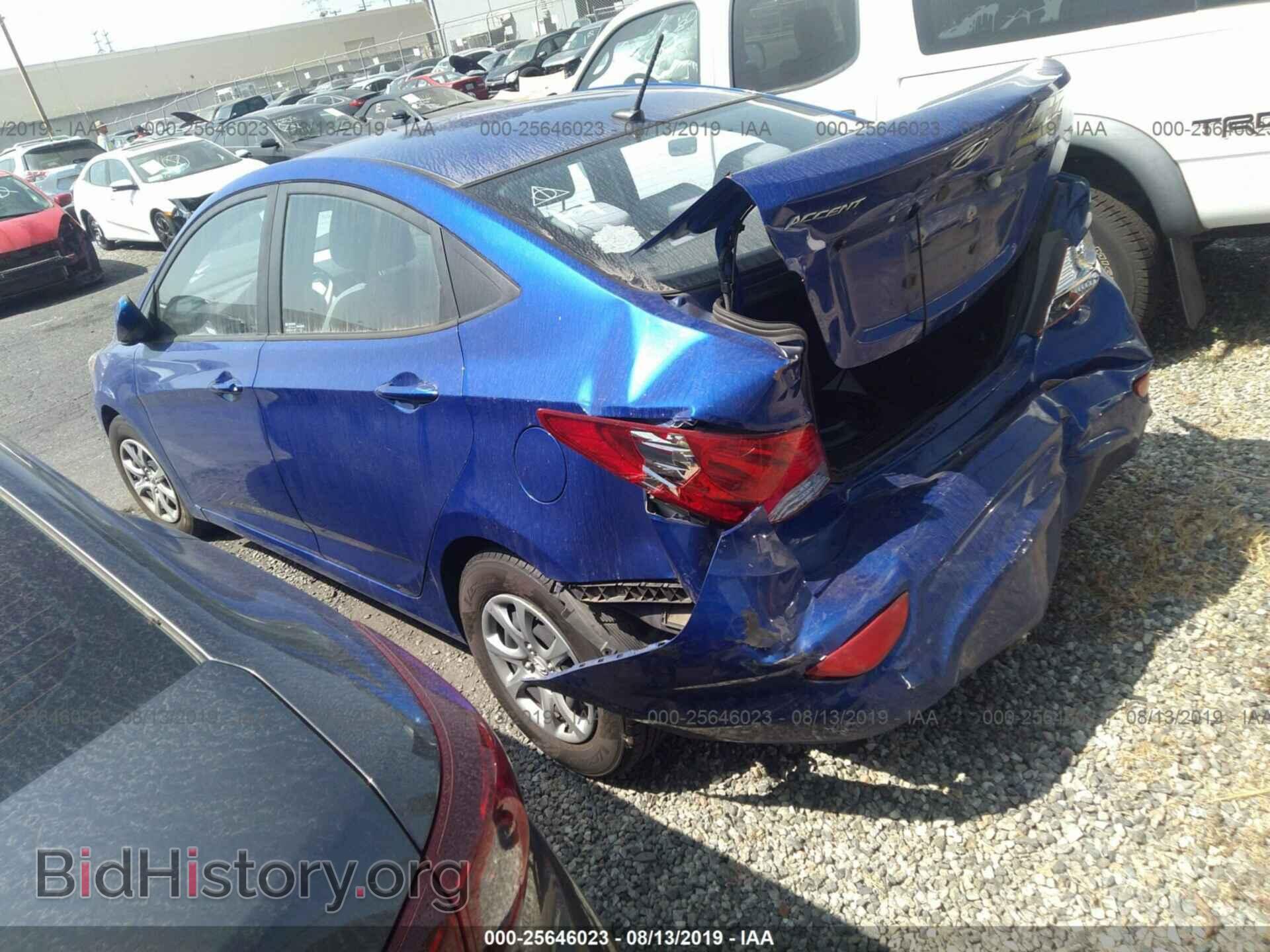 2014 HYUNDAI ACCENT - VIN: KMHCT4AE0EU706130 - Фото 3