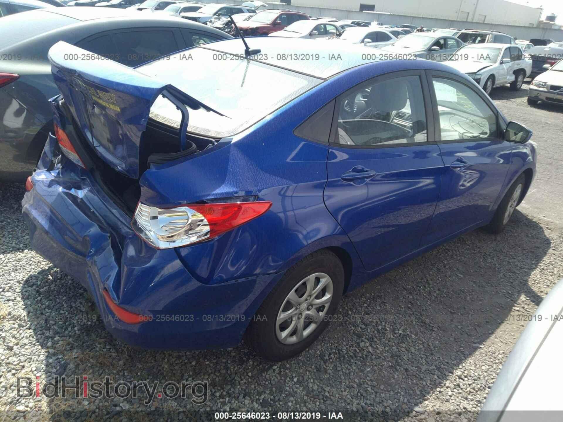 2014 HYUNDAI ACCENT - VIN: KMHCT4AE0EU706130 - Фото 4
