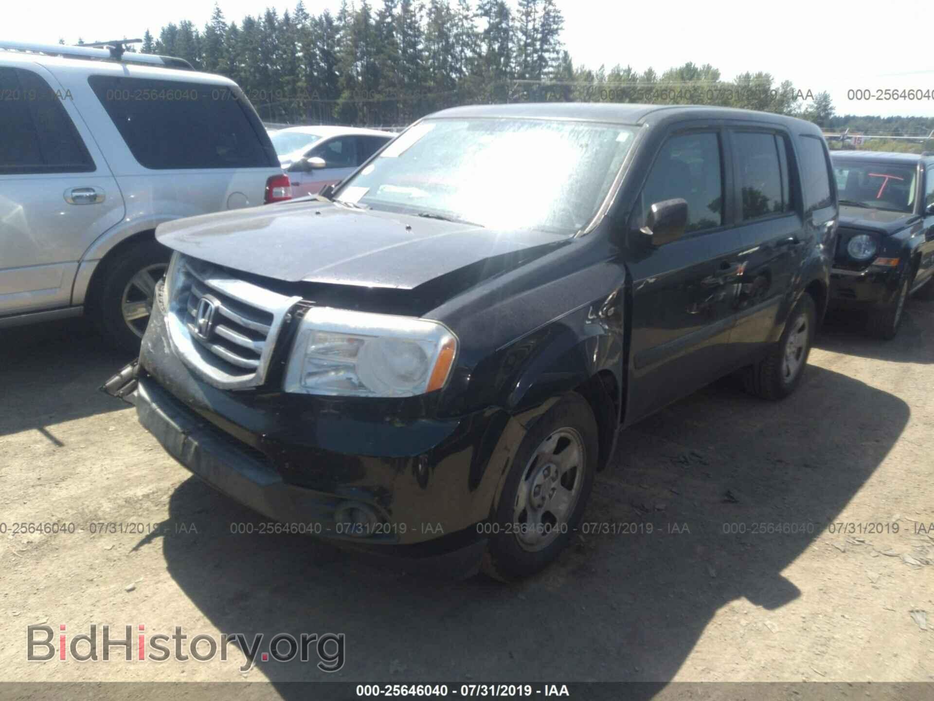 2013 HONDA PILOT - VIN: 5FNYF3H24DB028027 - Фото 2