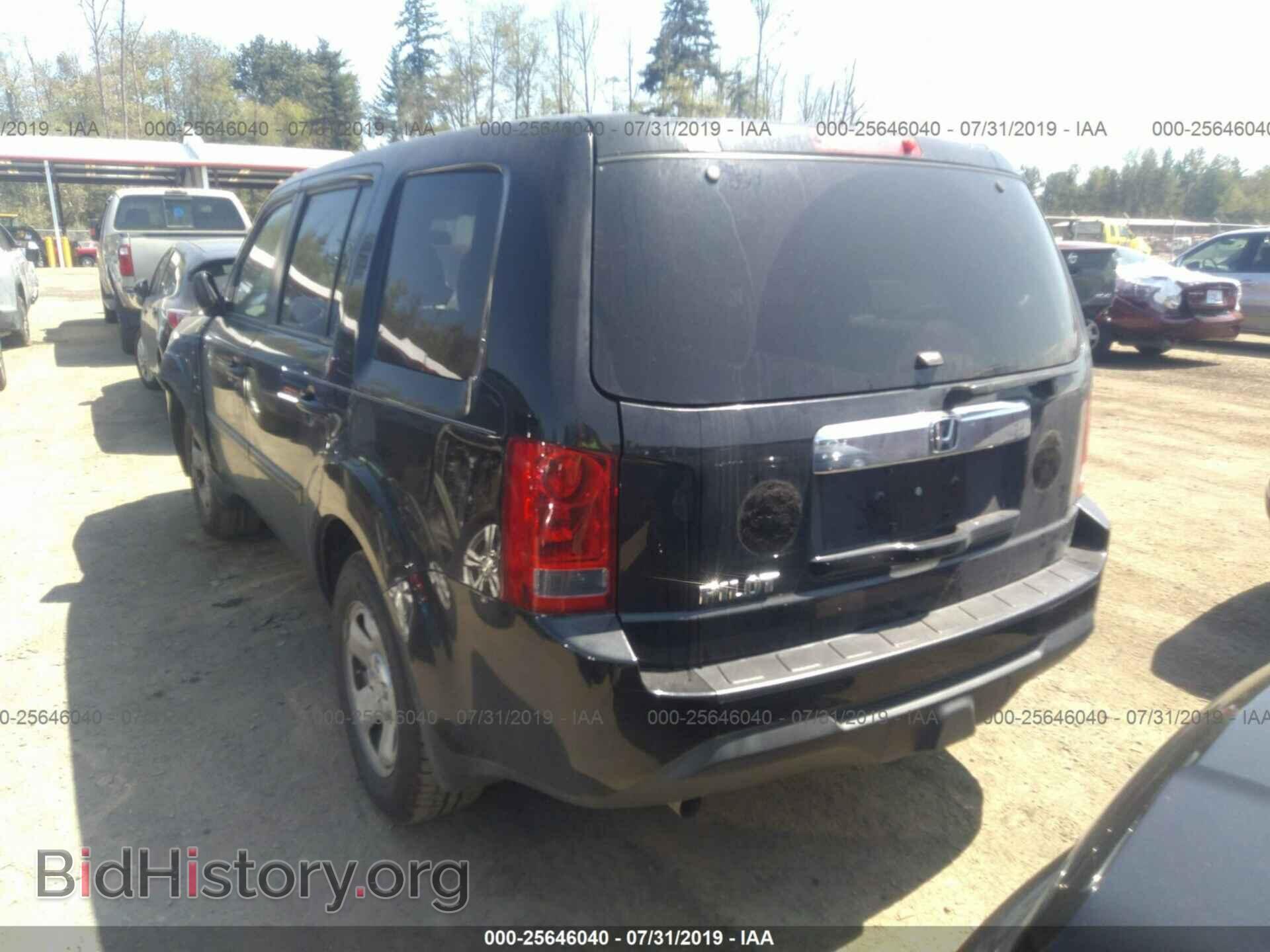 2013 HONDA PILOT - VIN: 5FNYF3H24DB028027 - Фото 3