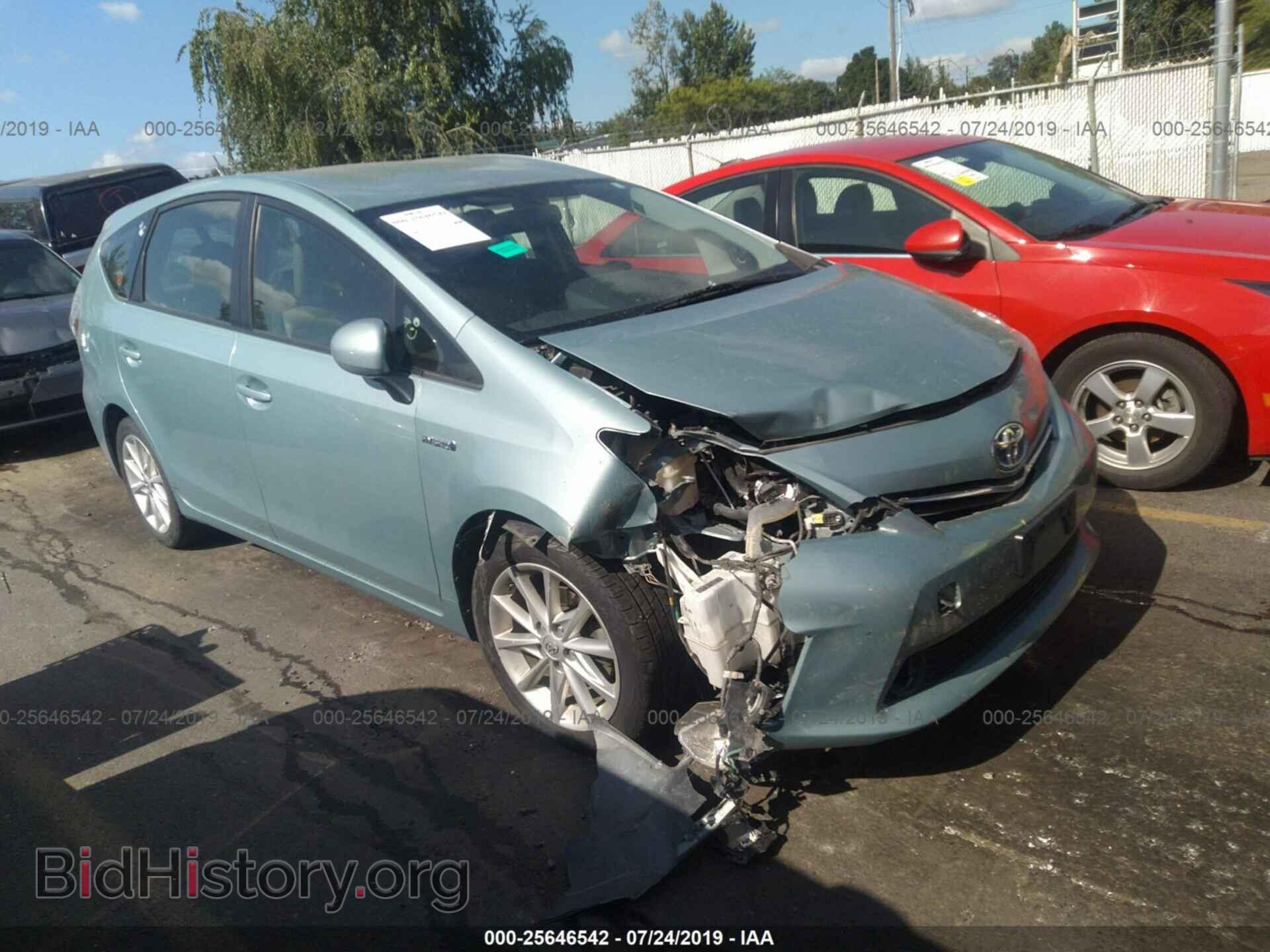 Photo JTDZN3EU8D3217404 - TOYOTA PRIUS V 2013