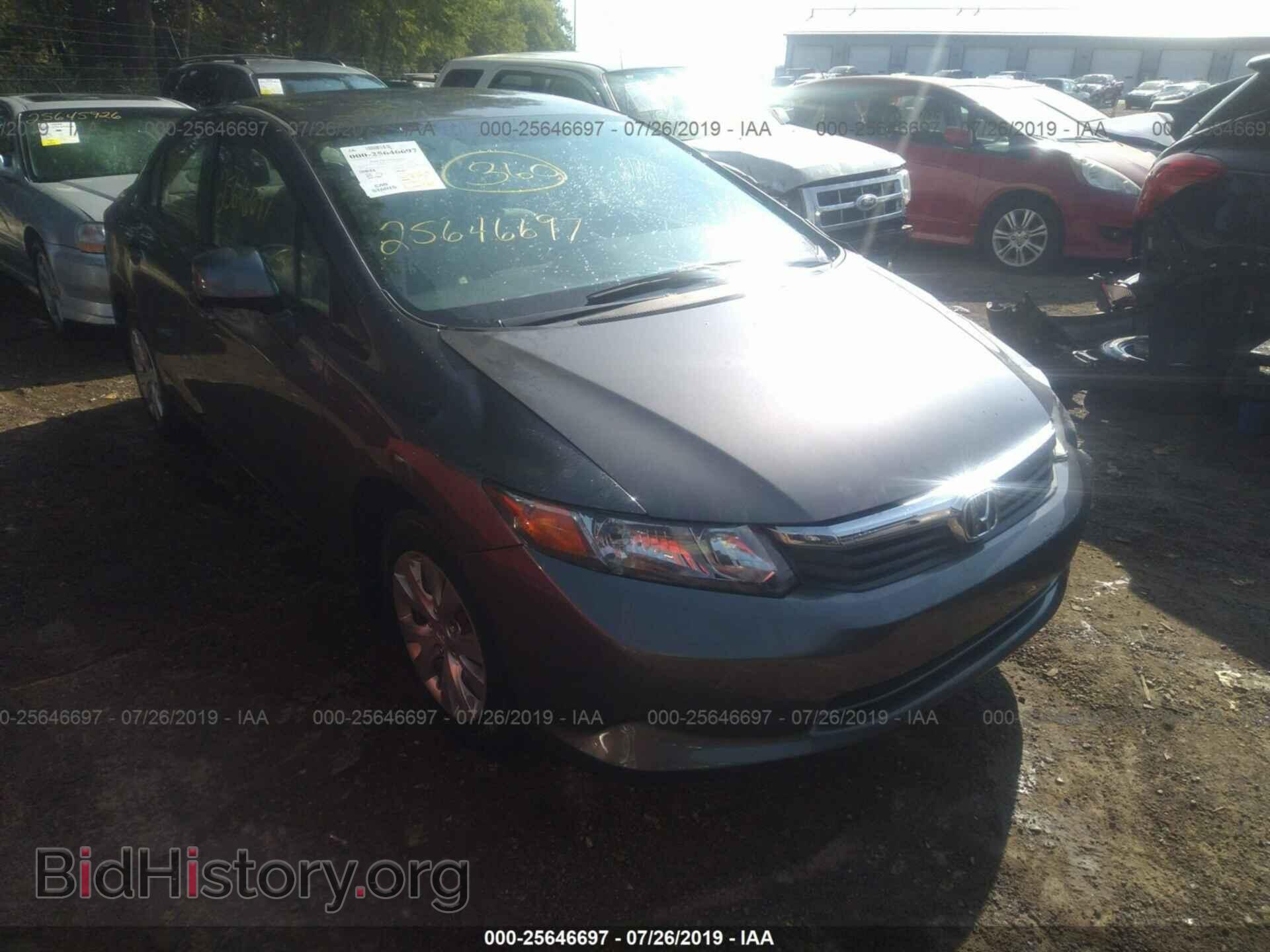 Photo 19XFB2F59CE069509 - HONDA CIVIC 2012