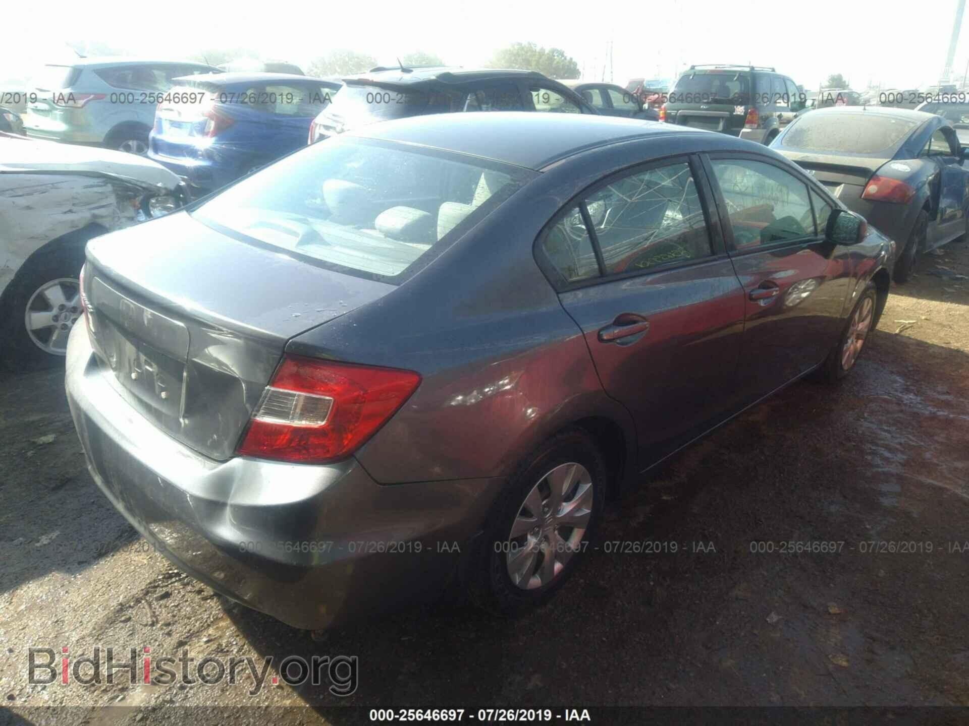 2012 HONDA CIVIC - VIN: 19XFB2F59CE069509 - Фото 4