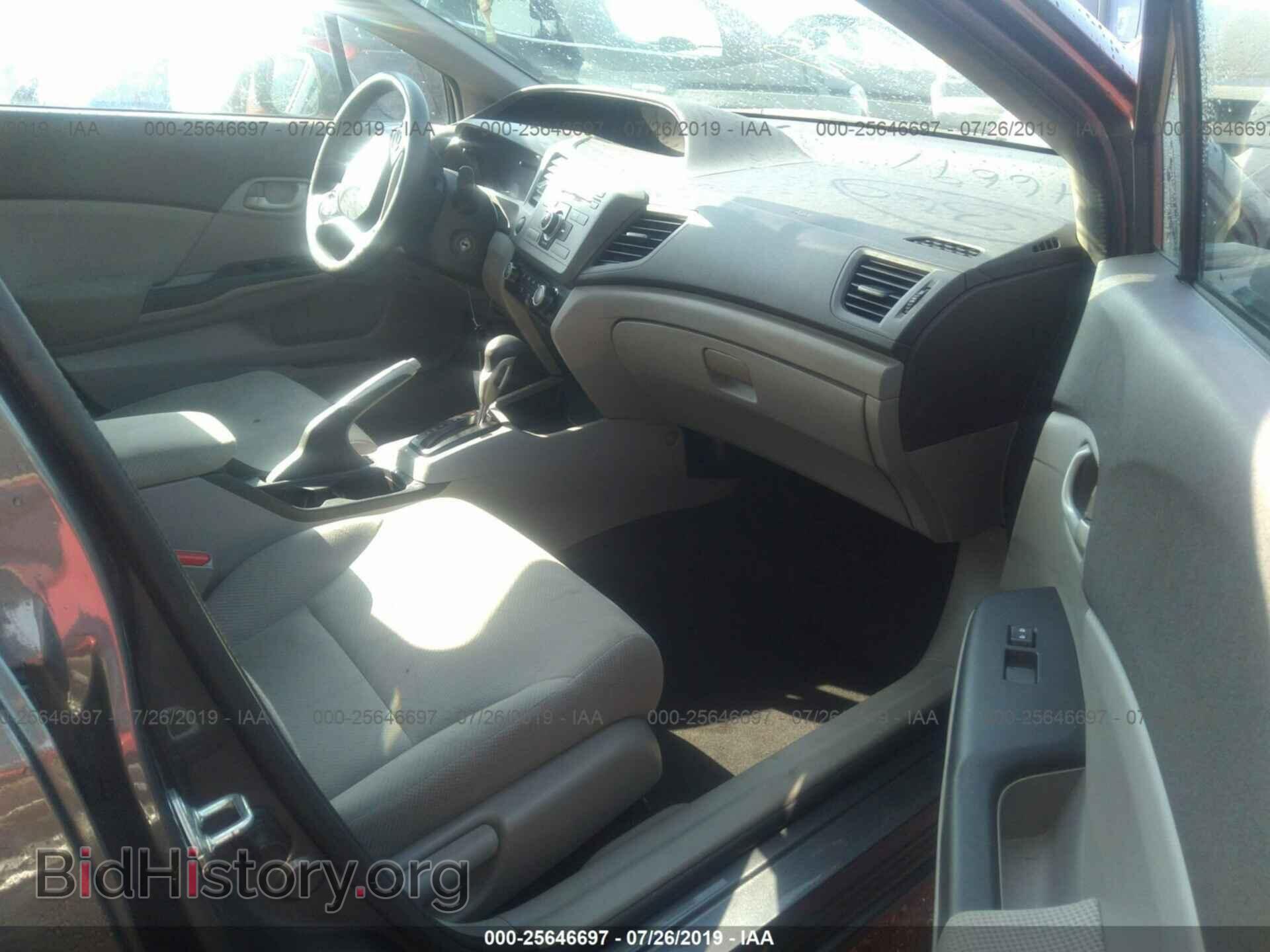 2012 HONDA CIVIC - VIN: 19XFB2F59CE069509 - Фото 5