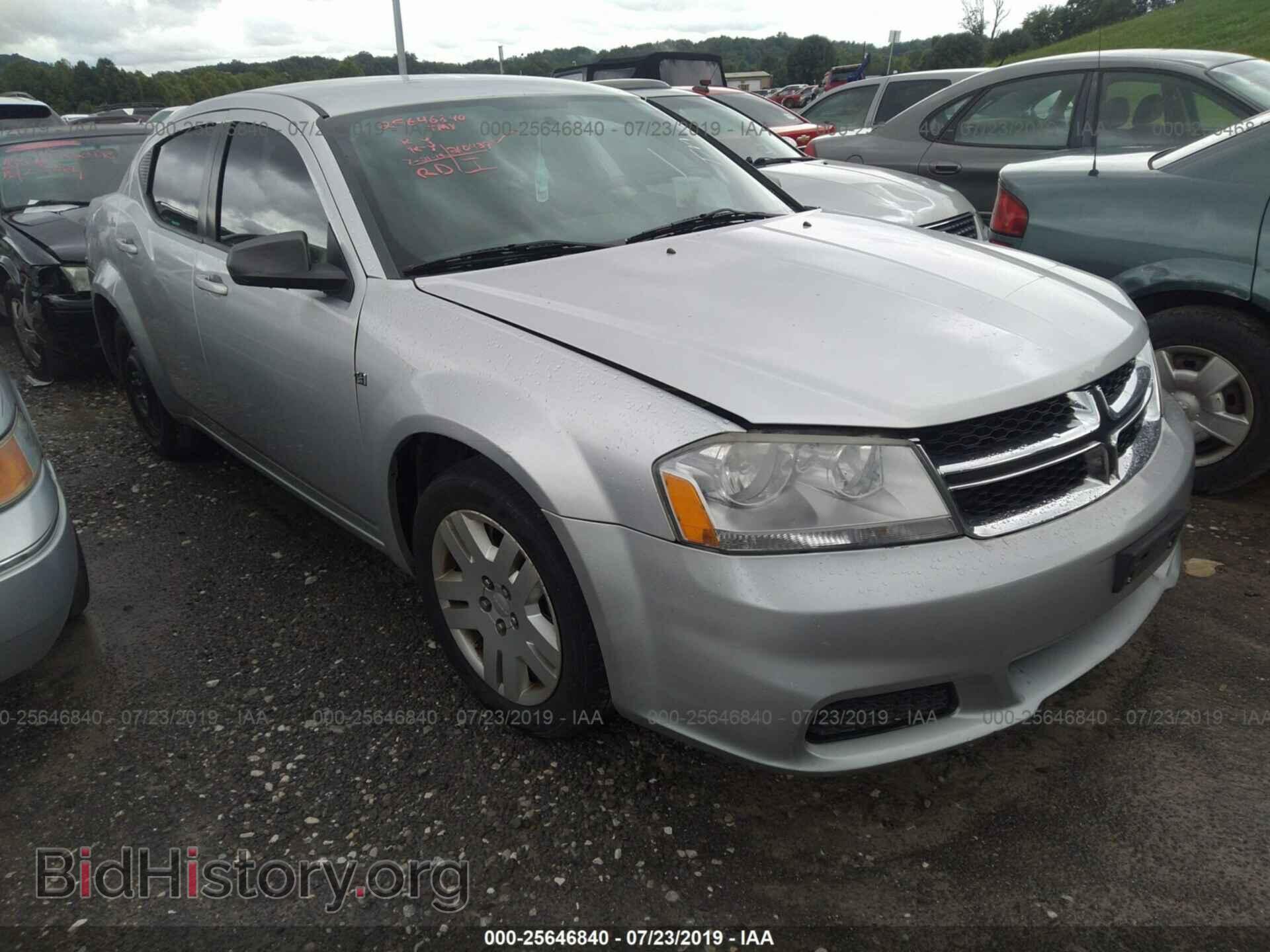 Photo 1C3CDZAB7CN216882 - DODGE AVENGER 2012