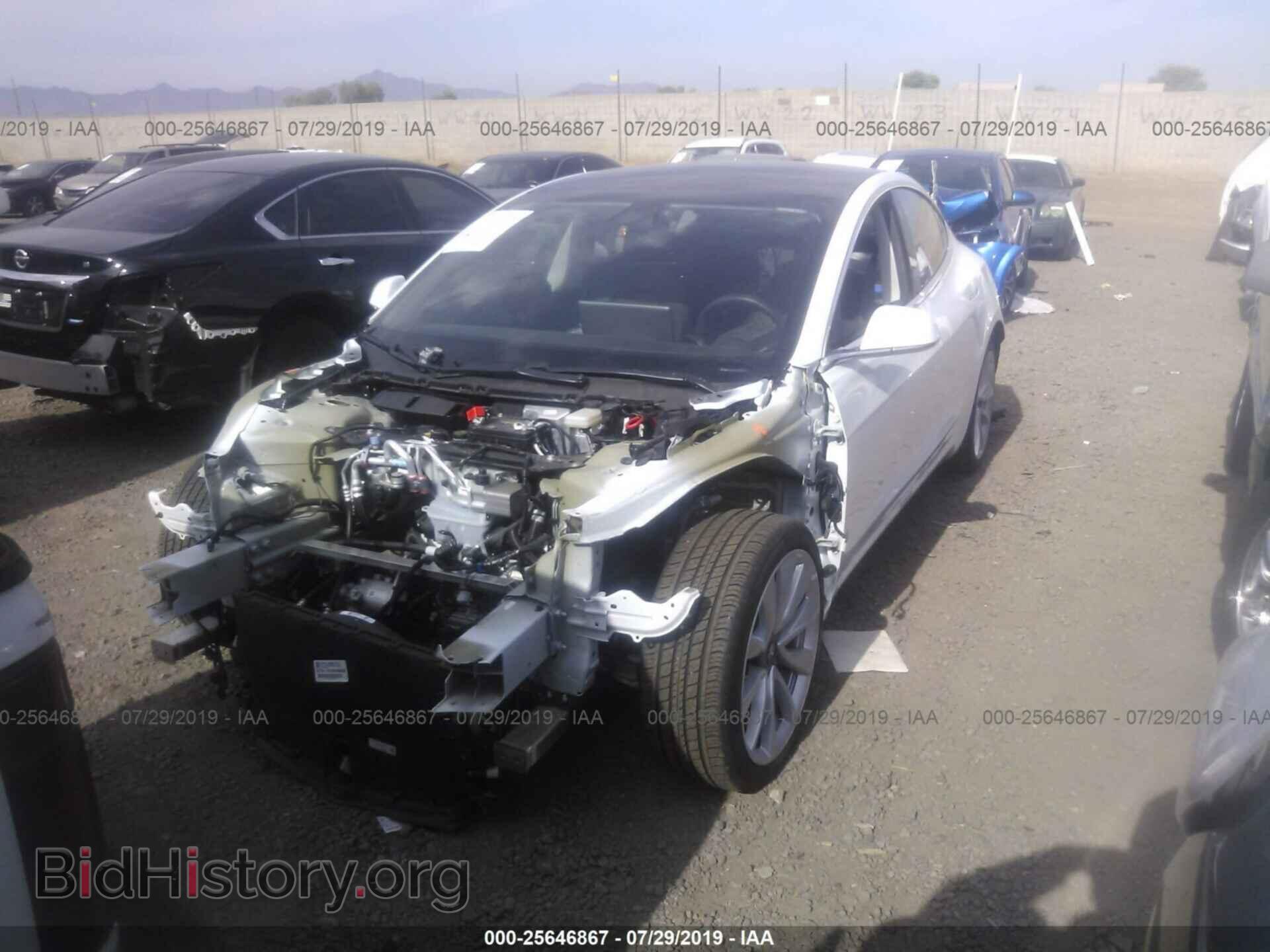 2018 TESLA MODEL 3 - VIN: 5YJ3E1EB9JF067715 - Фото 2