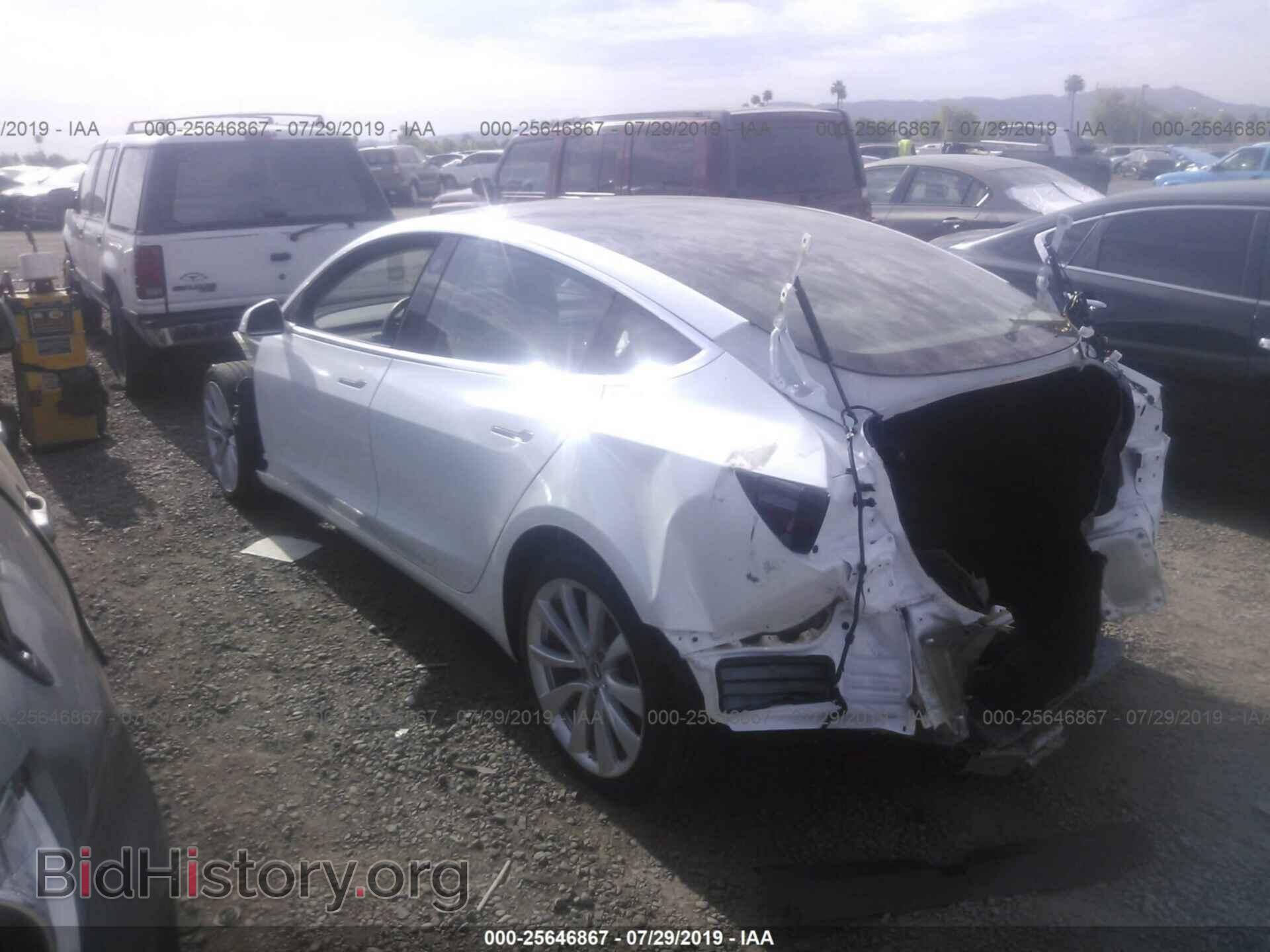 2018 TESLA MODEL 3 - VIN: 5YJ3E1EB9JF067715 - Фото 3