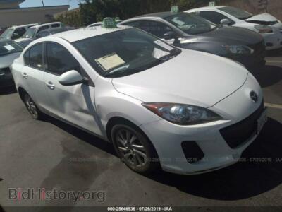 2012 Mazda 3 I, white — VIN JM1BL1V76C1680285, IAAI