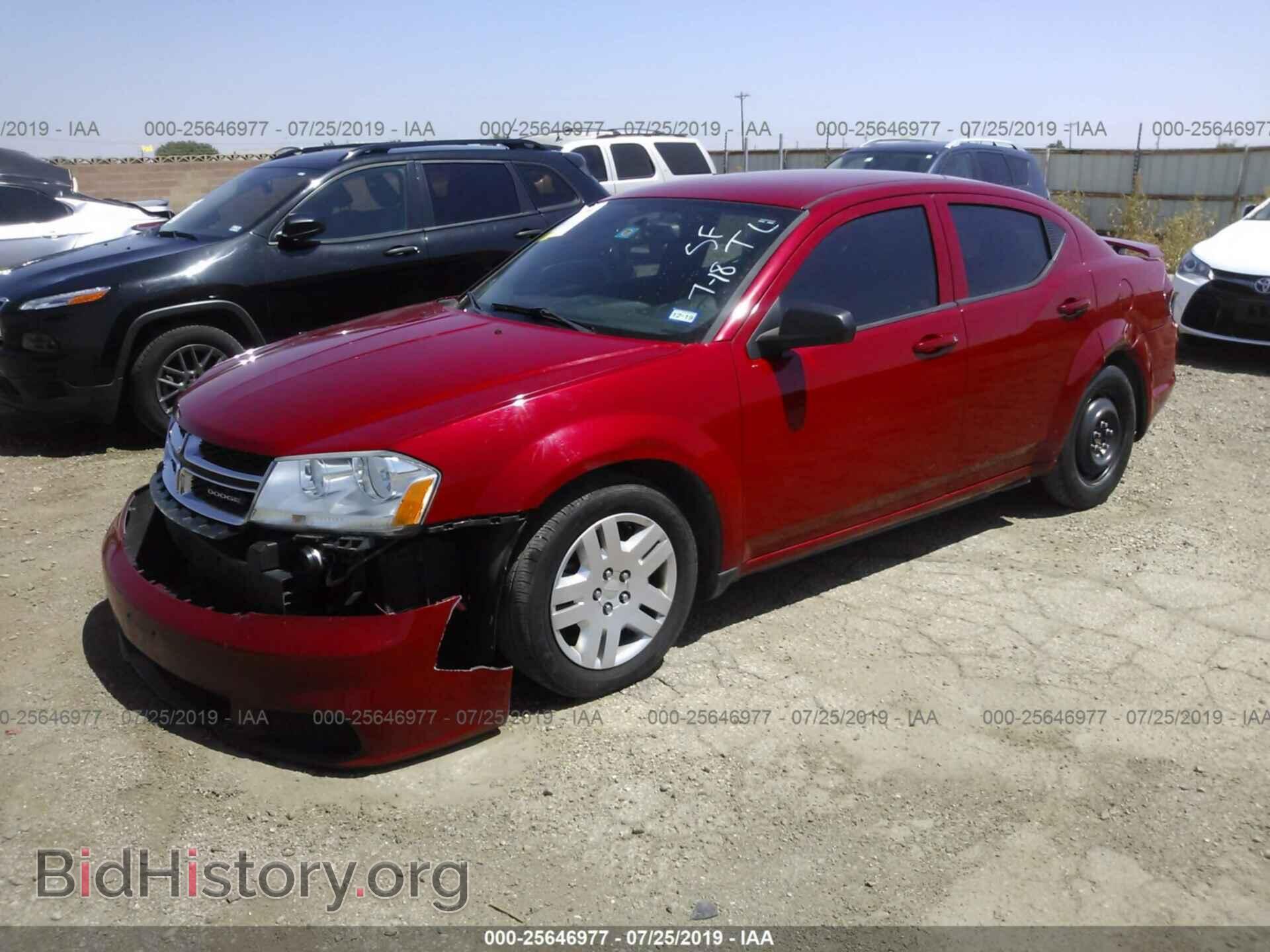 2013 DODGE AVENGER - VIN: 1C3CDZAB3DN588317 - Фото 2