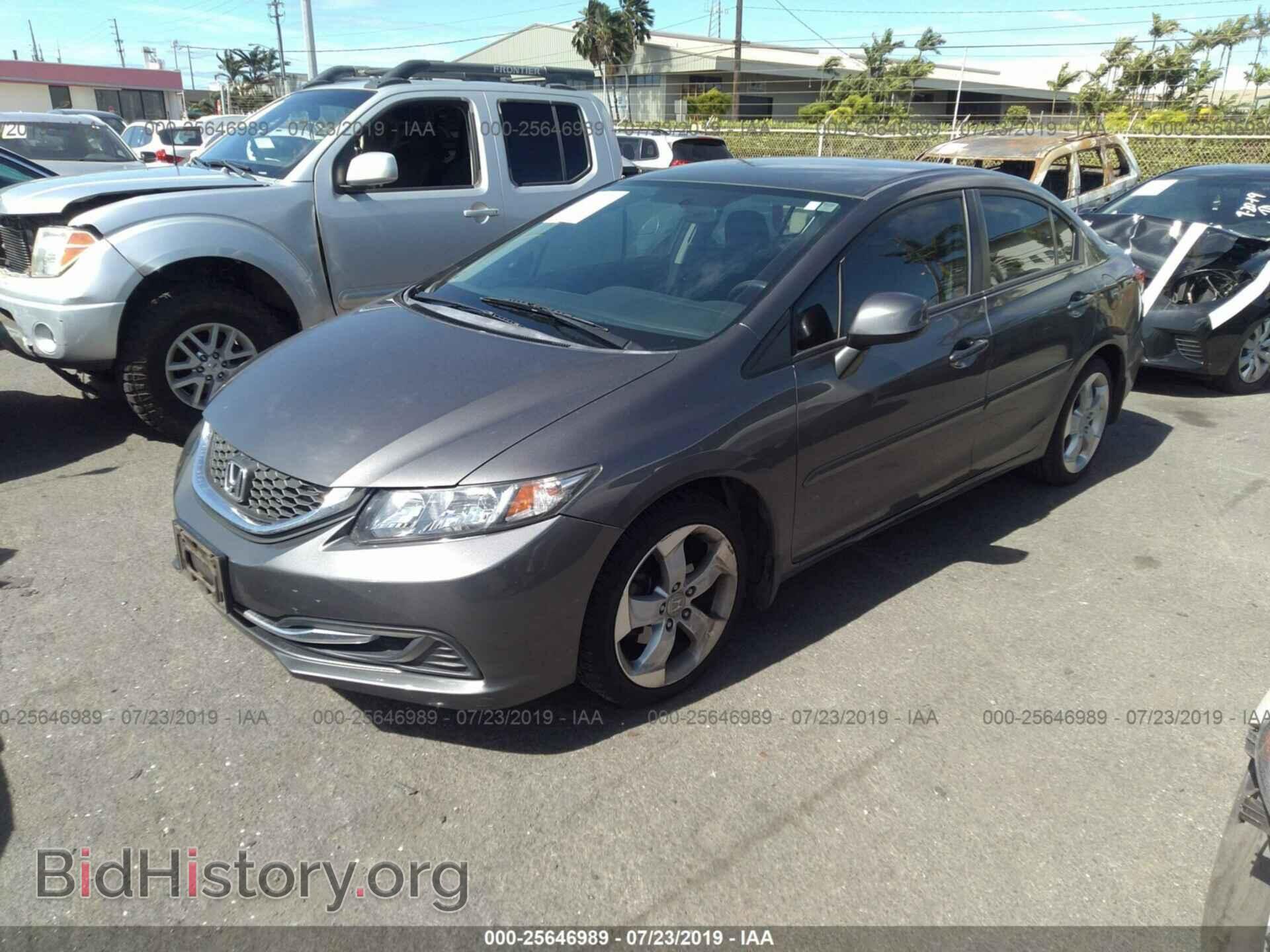 2013 HONDA CIVIC - VIN: 2HGFB2F57DH594656 - Фото 2