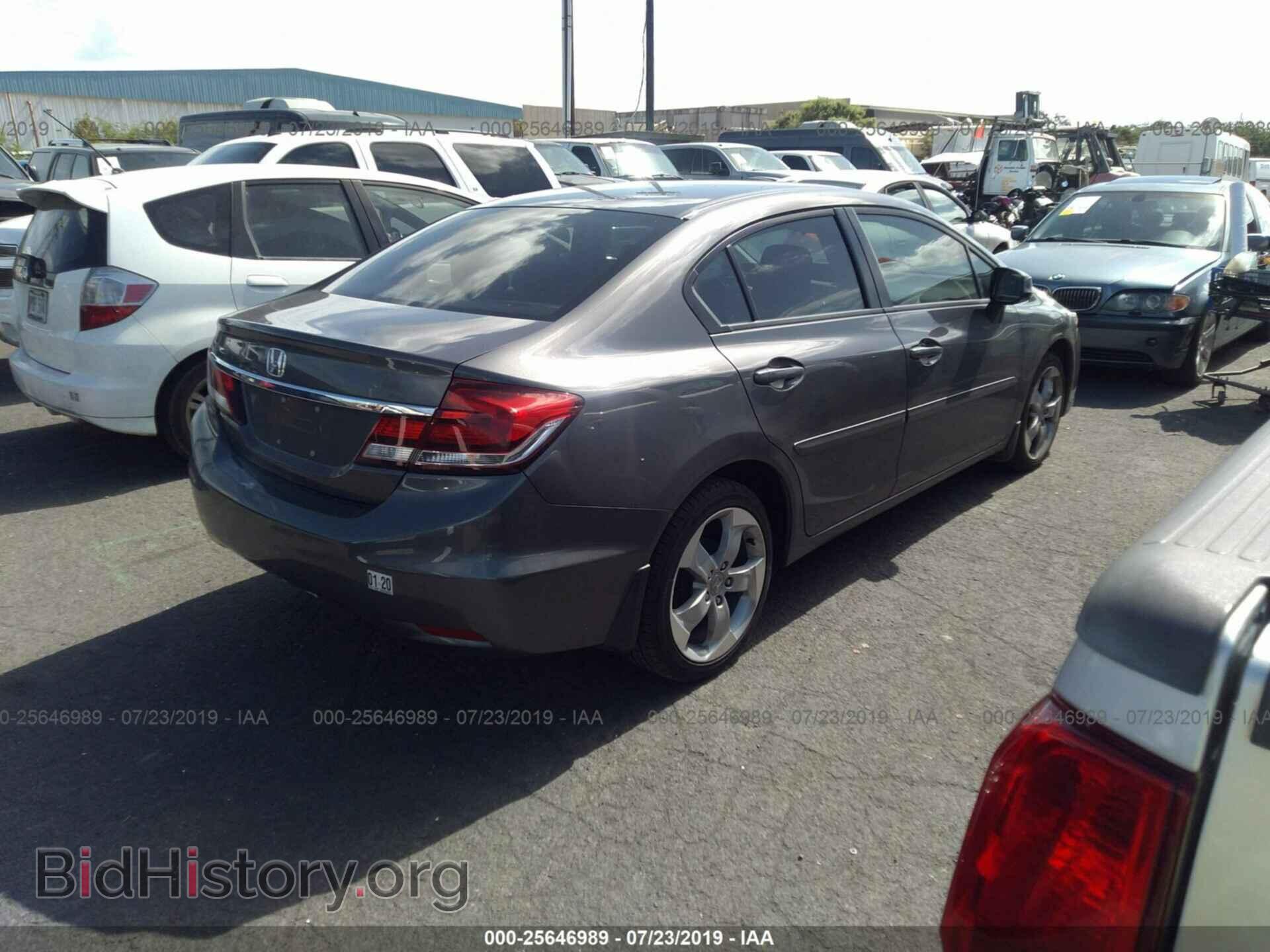 2013 HONDA CIVIC - VIN: 2HGFB2F57DH594656 - Фото 4