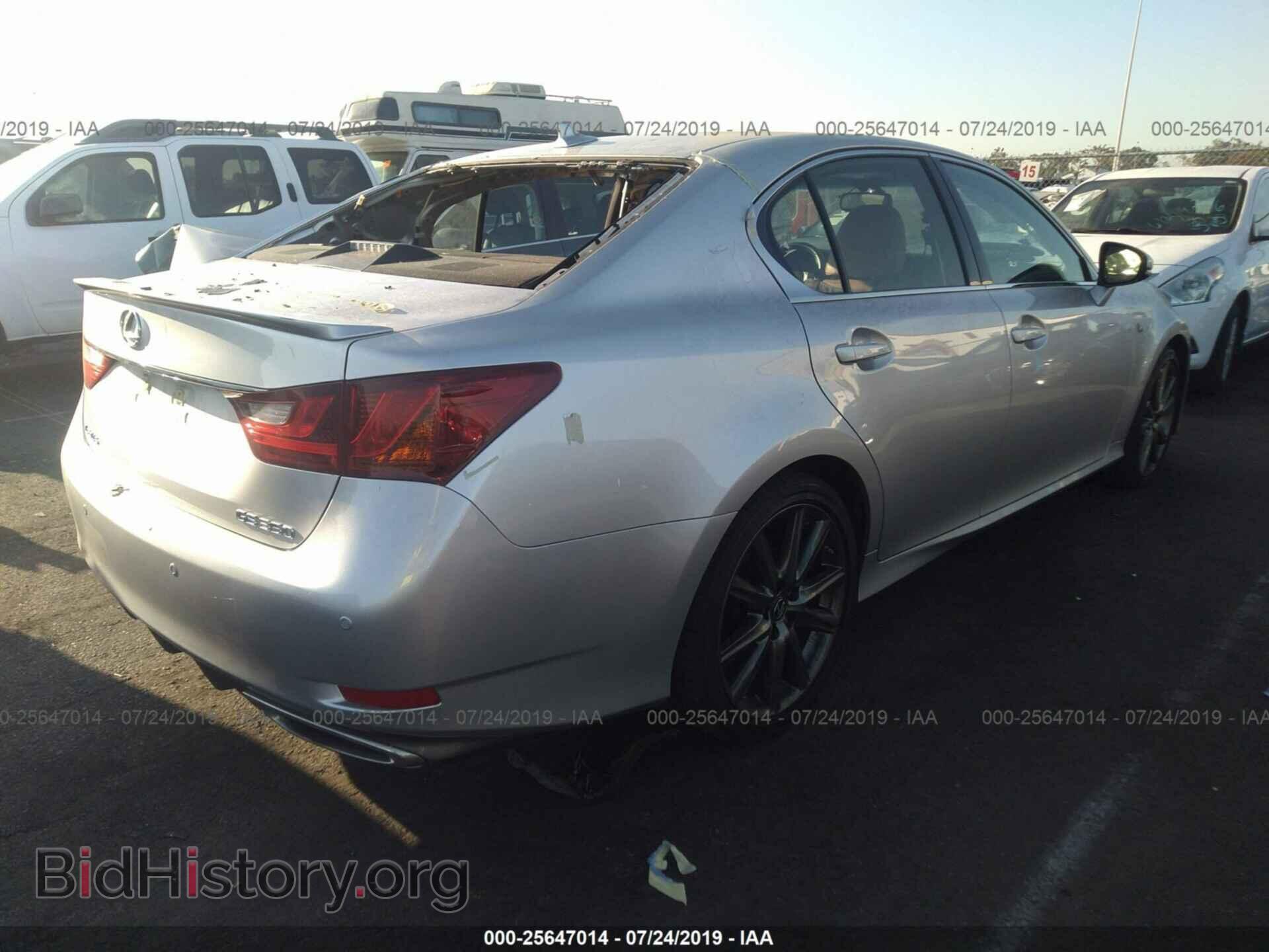 2013 LEXUS GS - VIN: JTHBE1BL8D5015182 - Фото 4