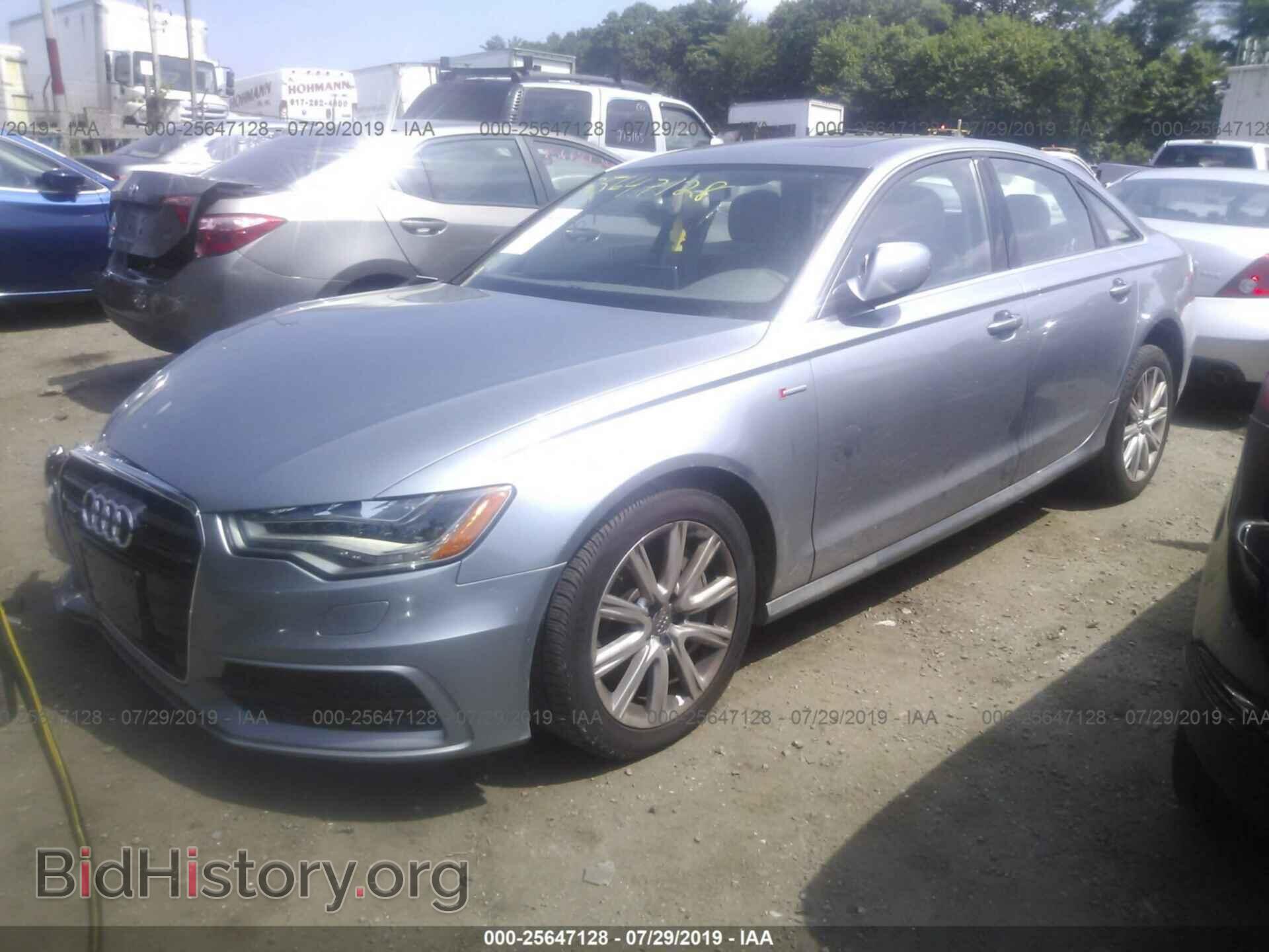 2012 AUDI A6 - VIN: WAUHGAFC7CN140847 - Фото 2