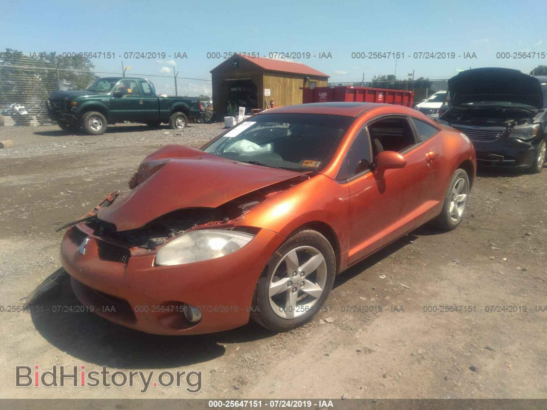 2007 MITSUBISHI ECLIPSE - VIN: 4A3AK34T67E010983 - Photo 2