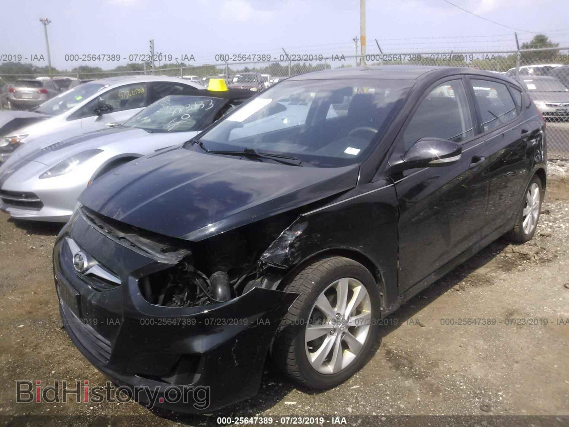 2013 HYUNDAI ACCENT - VIN: KMHCU5AE1DU062154 - Фото 2