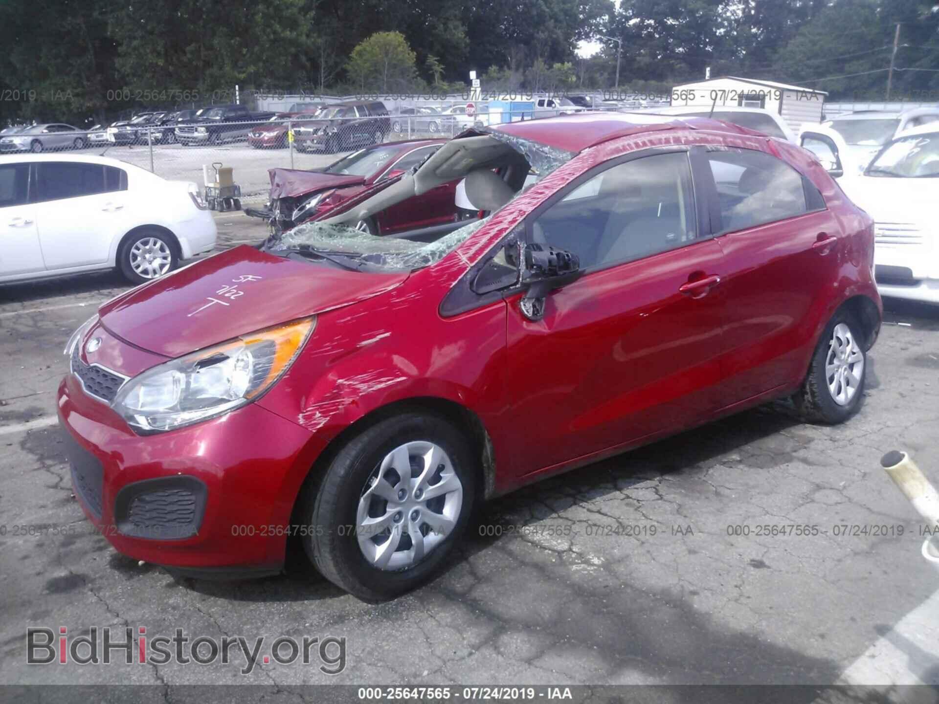 2013 KIA RIO - VIN: KNADN5A36D6208828 - Фото 2