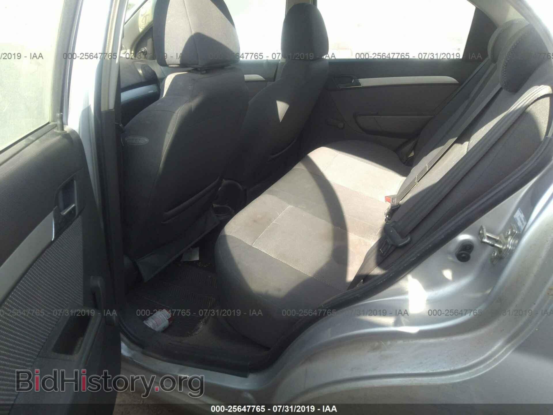 2011 CHEVROLET AVEO - VIN: KL1TD5DE5BB198075 - Фото 8