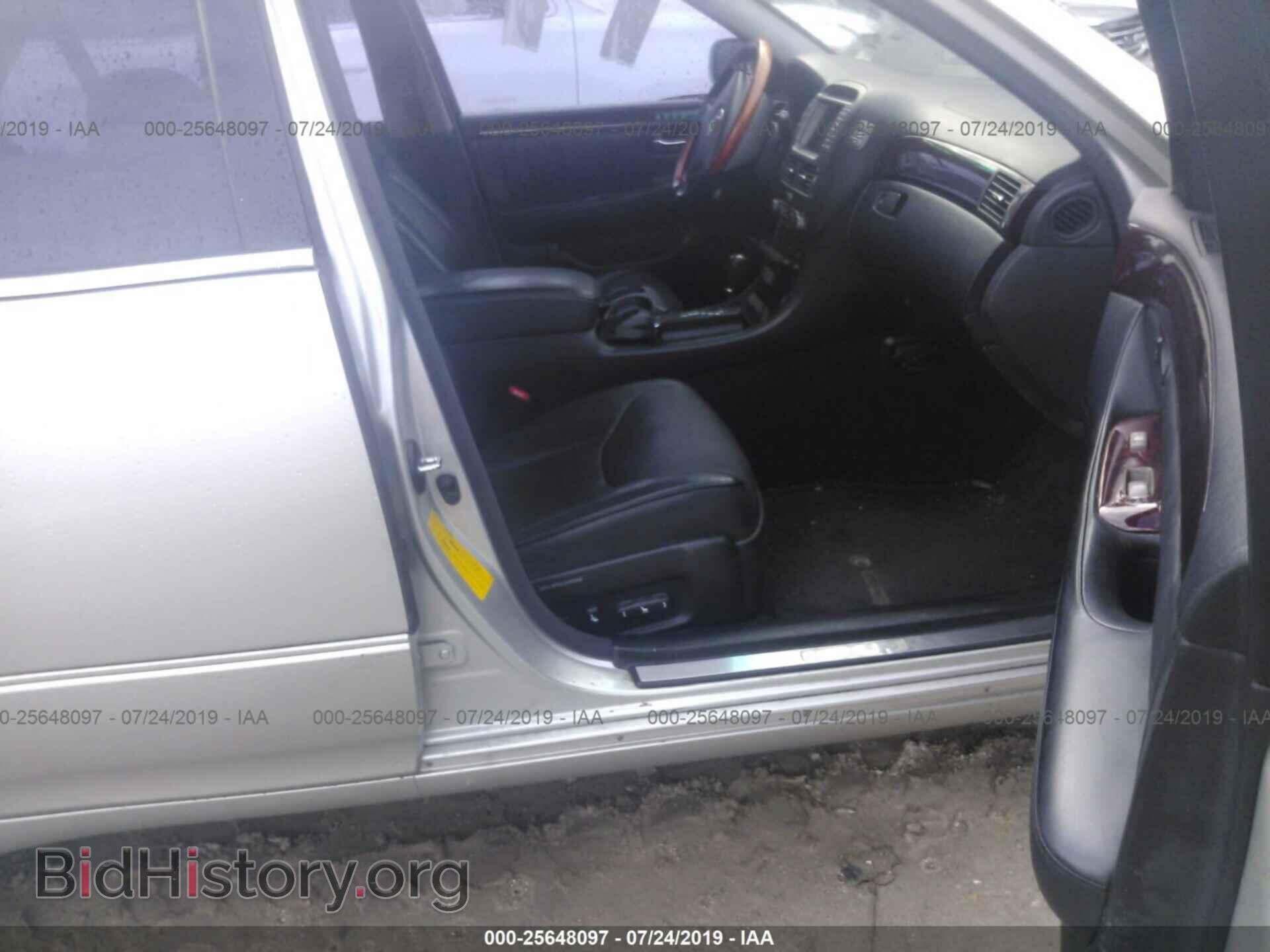 2001 LEXUS LS - VIN: JTHBN30F710007219 - Фото 5