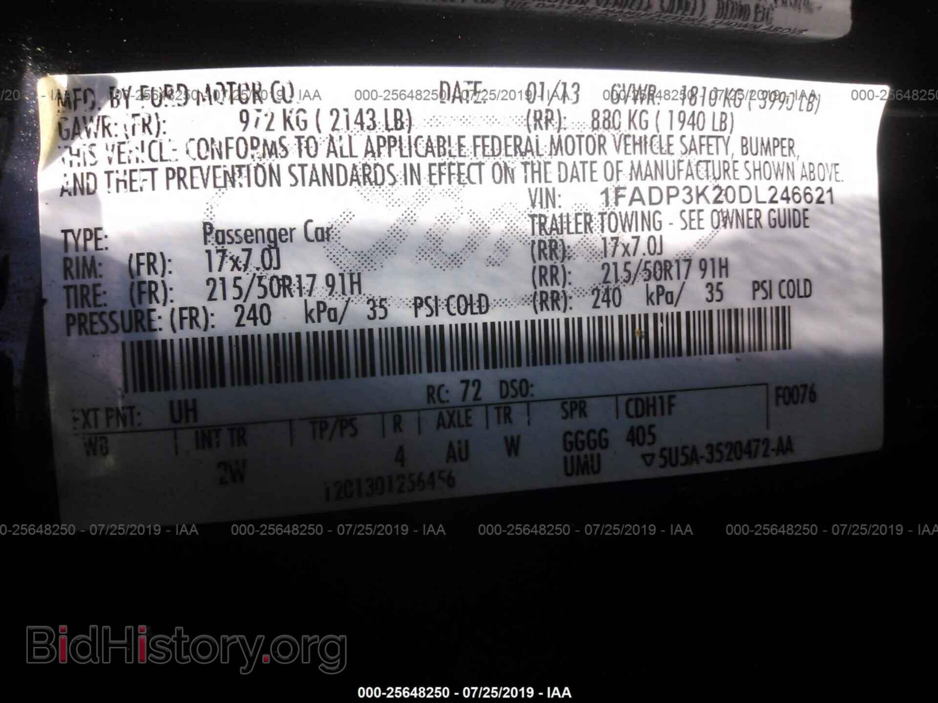 2013 FORD FOCUS - VIN: 1FADP3K20DL246621 - Photo 9