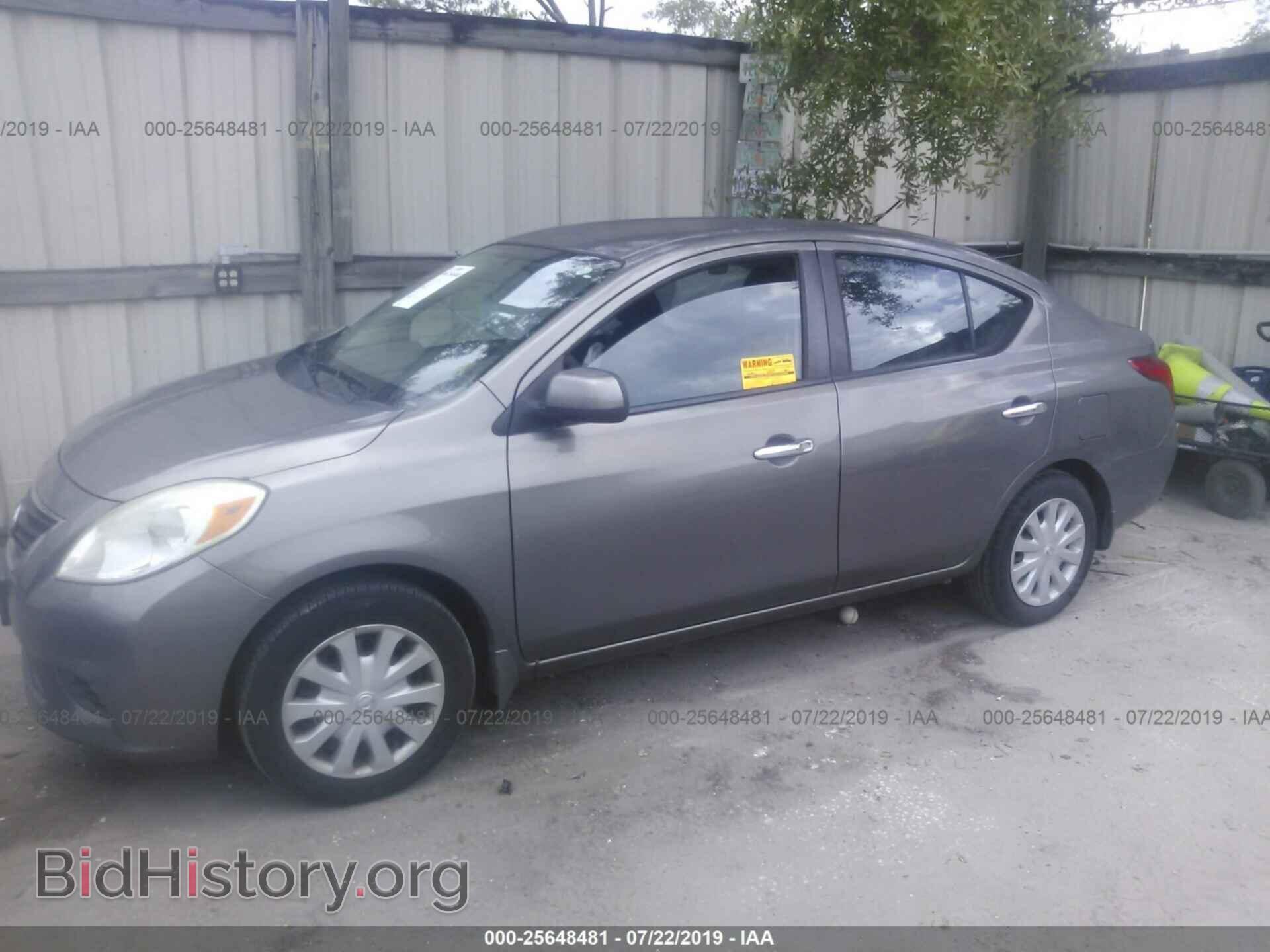 2012 NISSAN VERSA - VIN: 3N1CN7AP9CL874716 - Фото 2