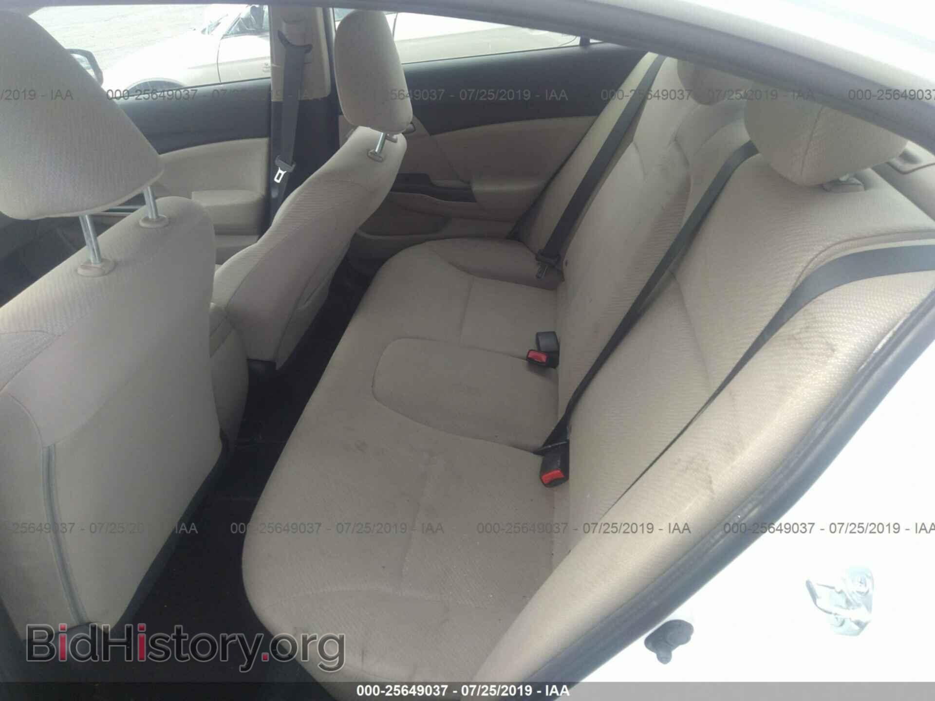 2013 HONDA CIVIC - VIN: 19XFB2F52DE236245 - Фото 8