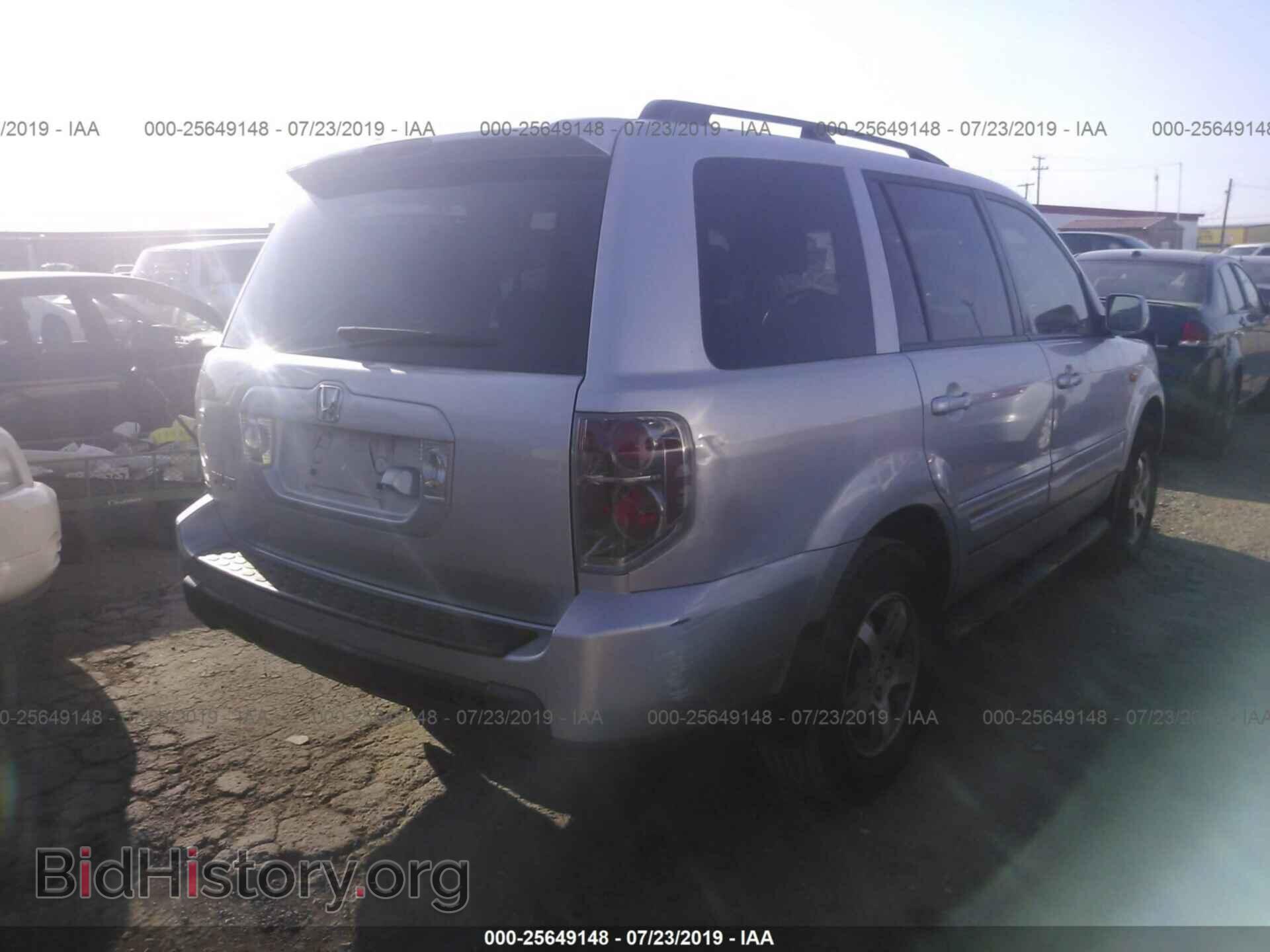 2007 HONDA PILOT - VIN: 5FNYF28717B043112 - Фото 4