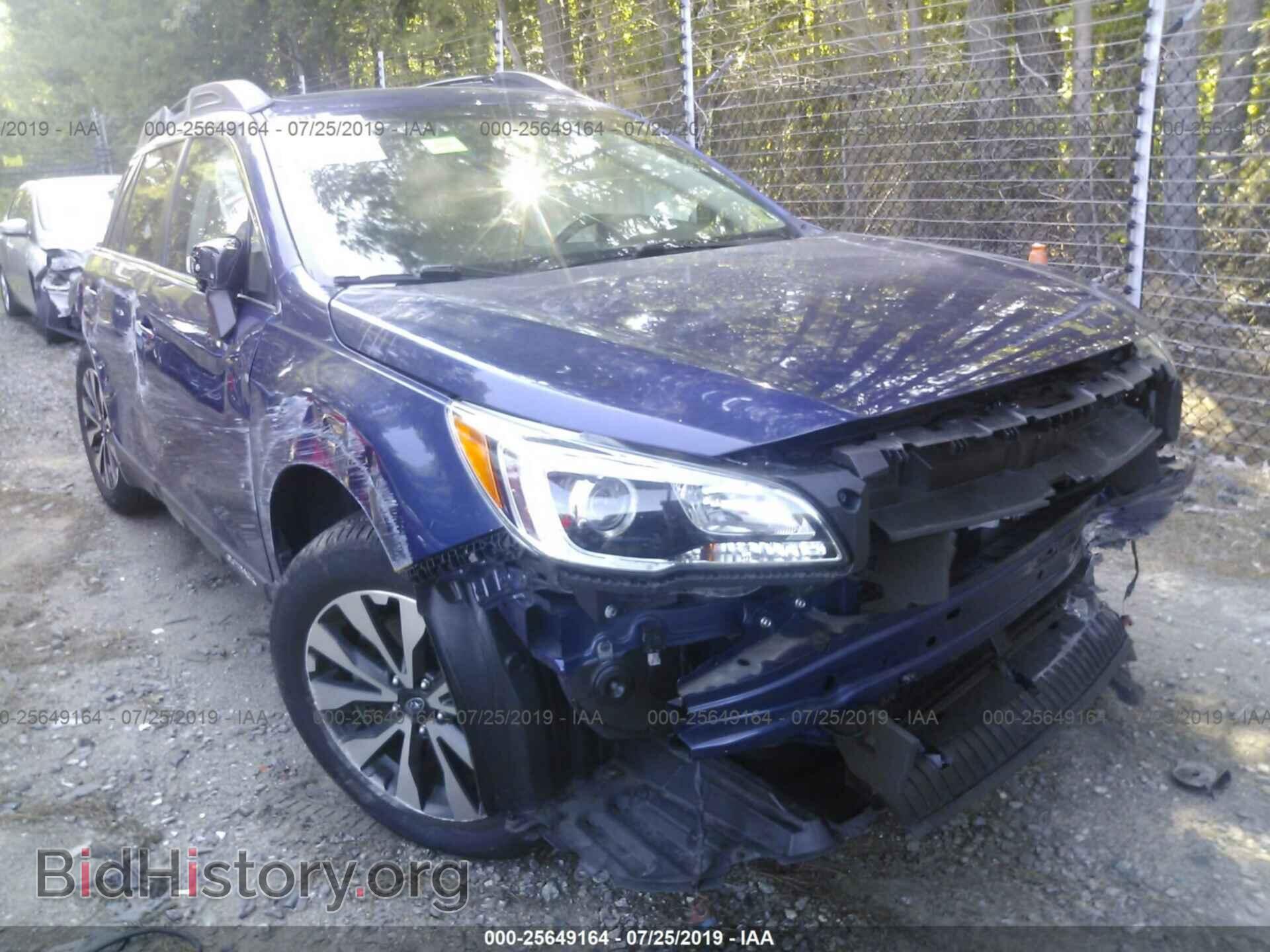 Фотография 4S4BSBNC7F3264787 - SUBARU OUTBACK 2015
